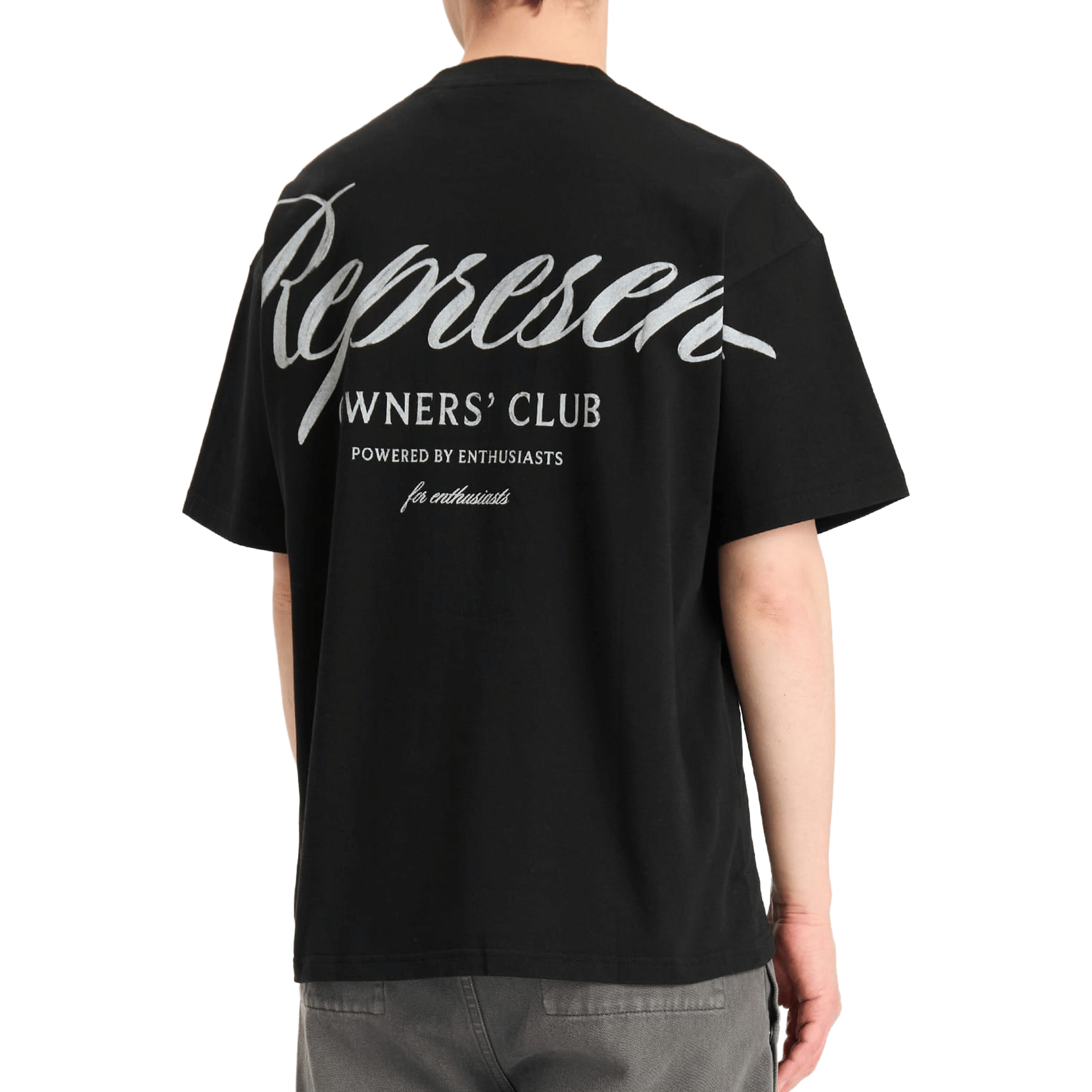 Represent Owners Club Script Tee Black (SS26)