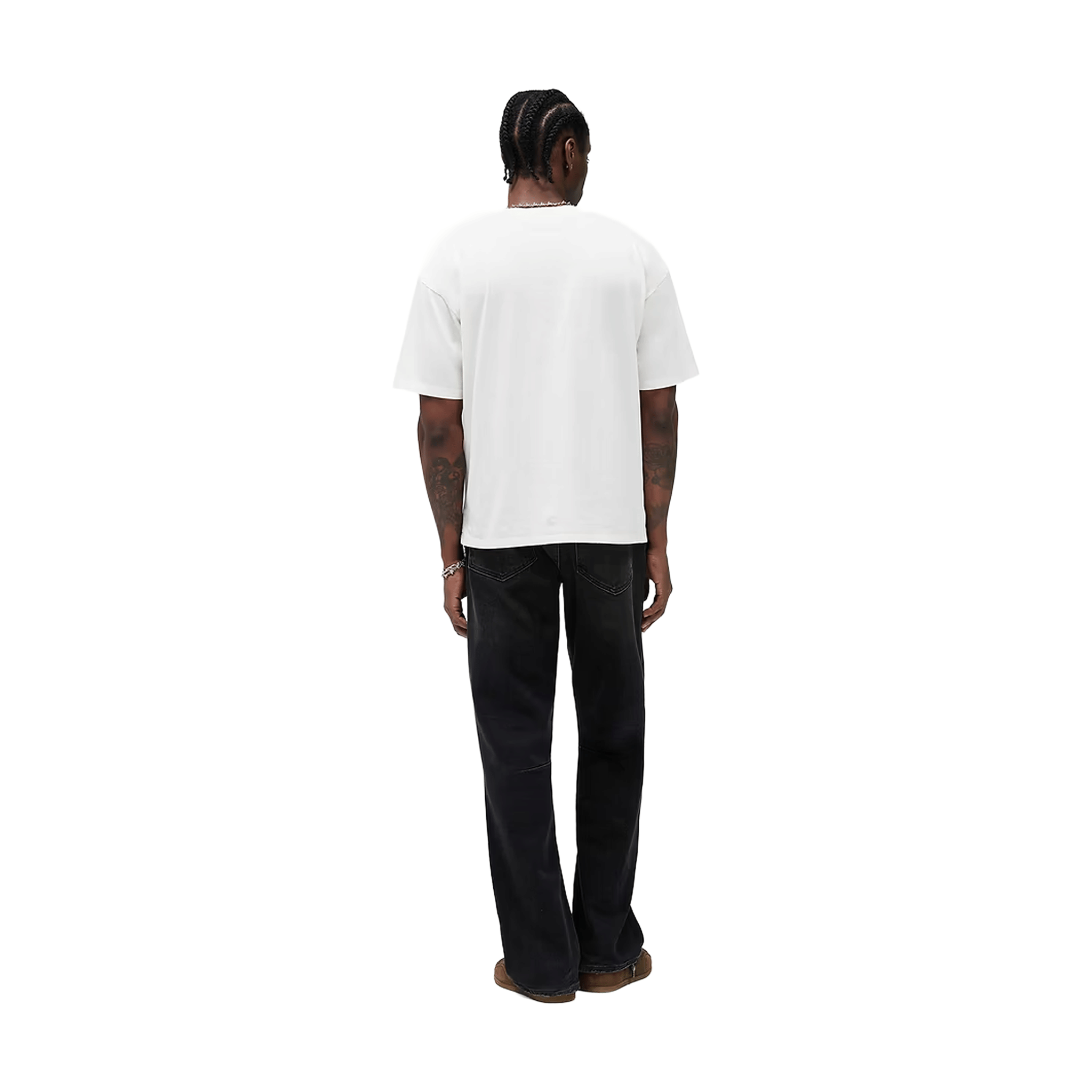 Represent Western Initial Tee Flat White (SS26)