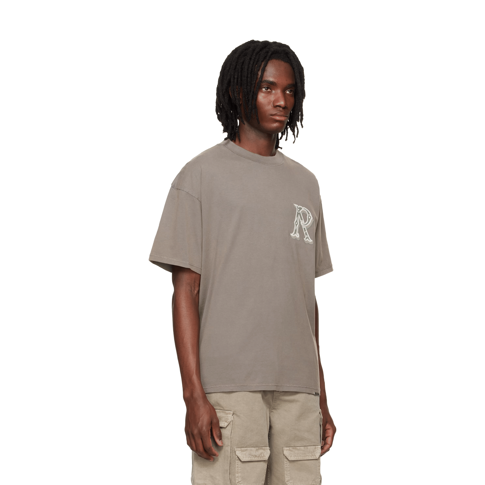 Represent Western Initial Tee Dusty Brown (SS26)