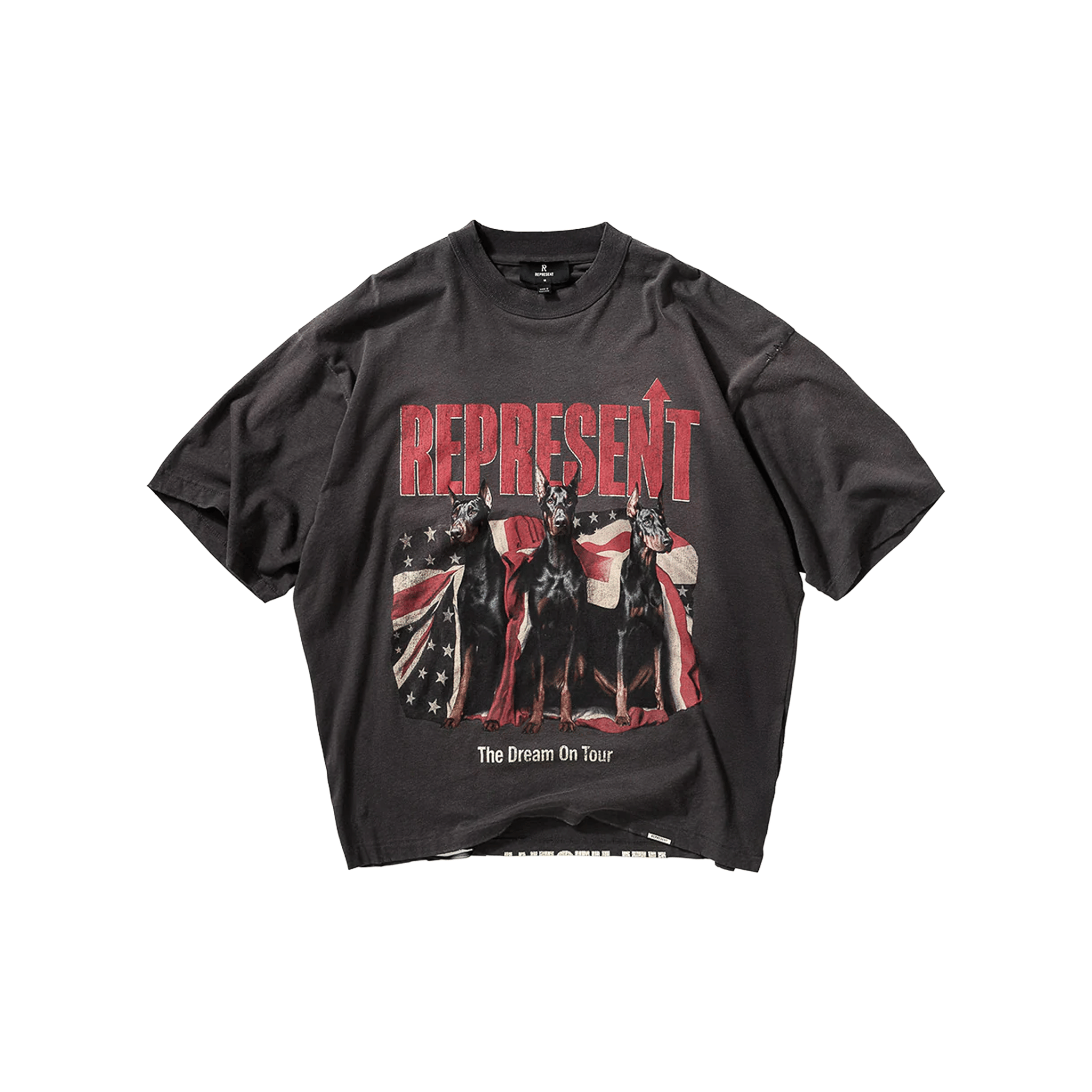 Represent Dream On Tour Tee Sun Fade Grey (SS26)