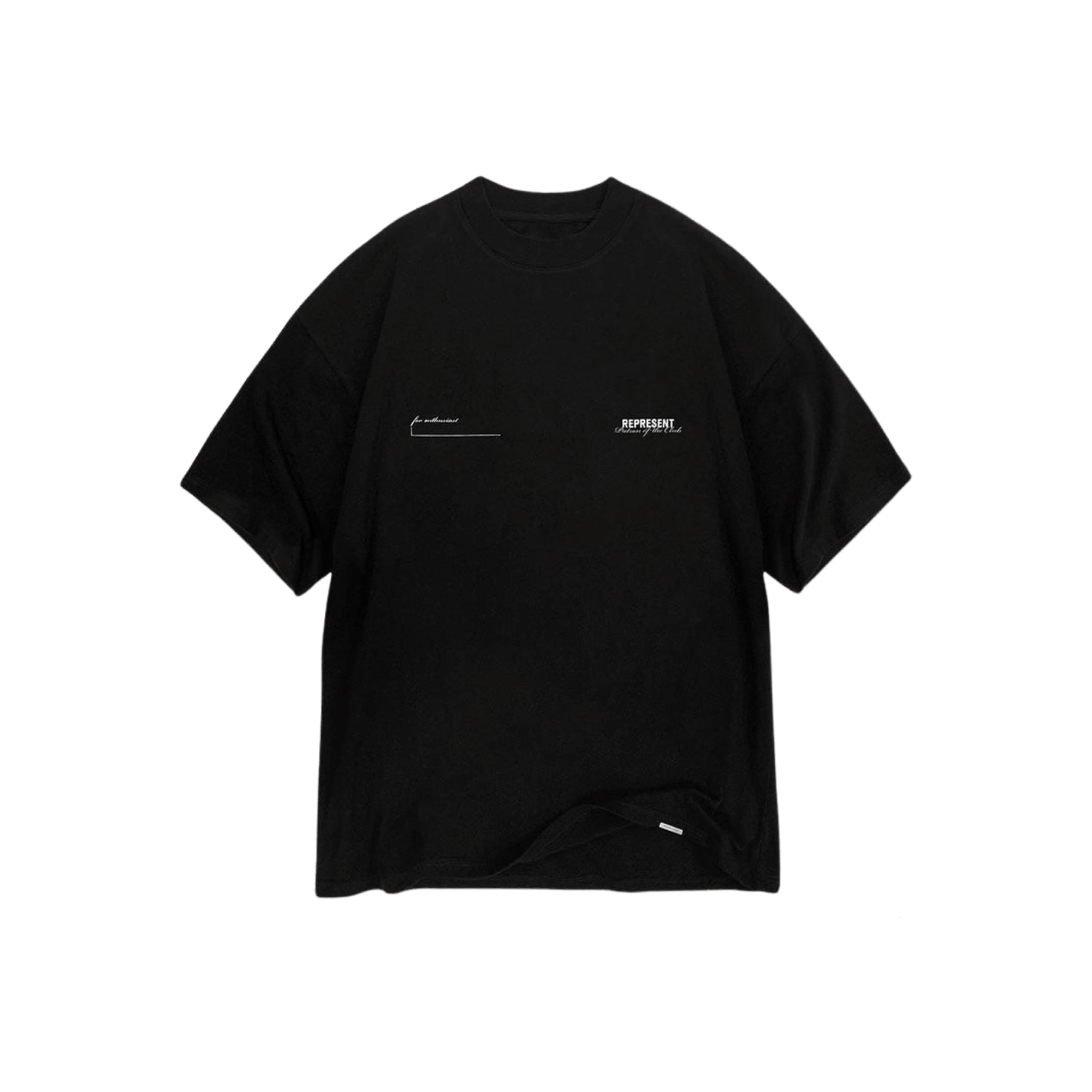 Represent Patron Of The Club Tee Black (SS26)