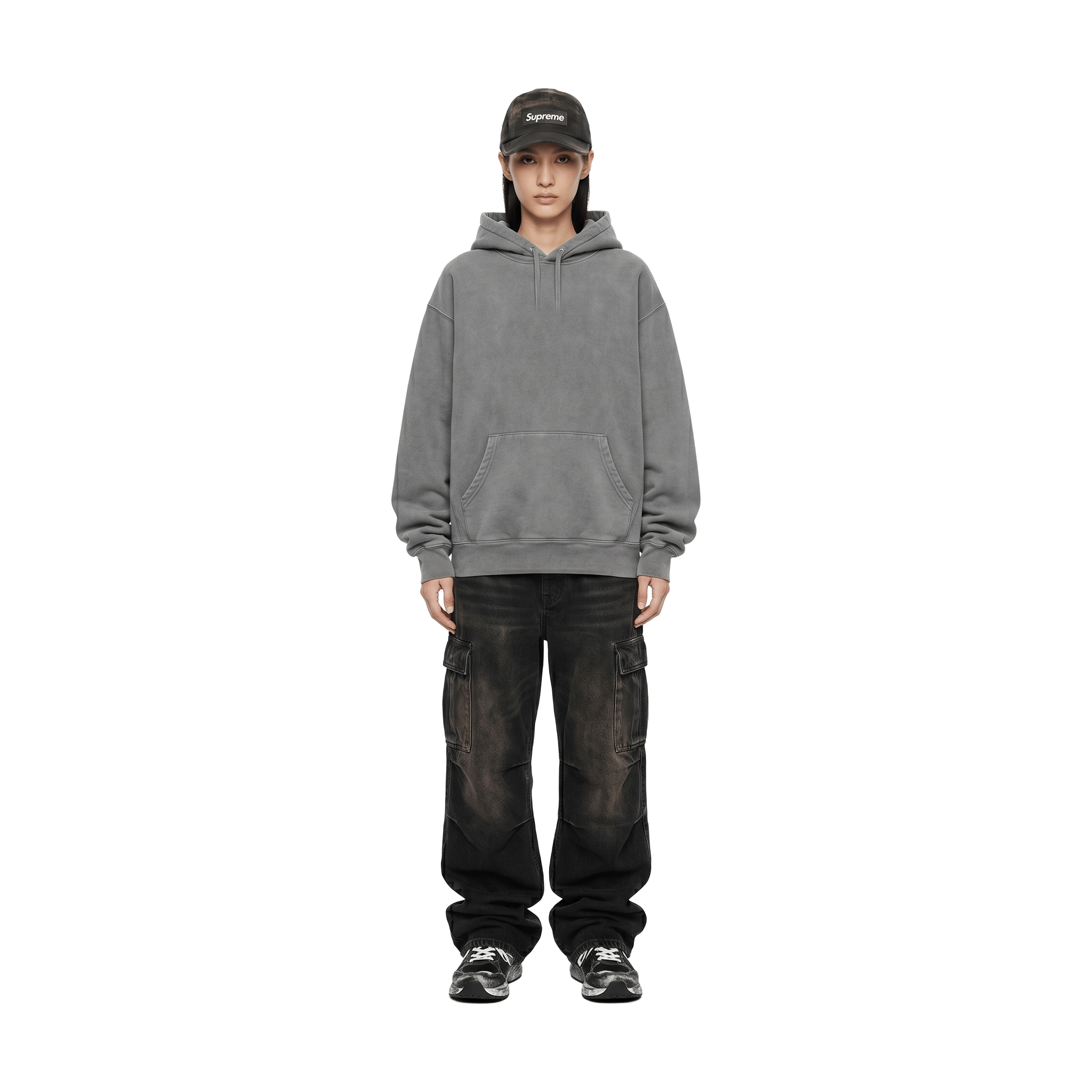 Supreme Overdysed Camp Cap Black (SS26)