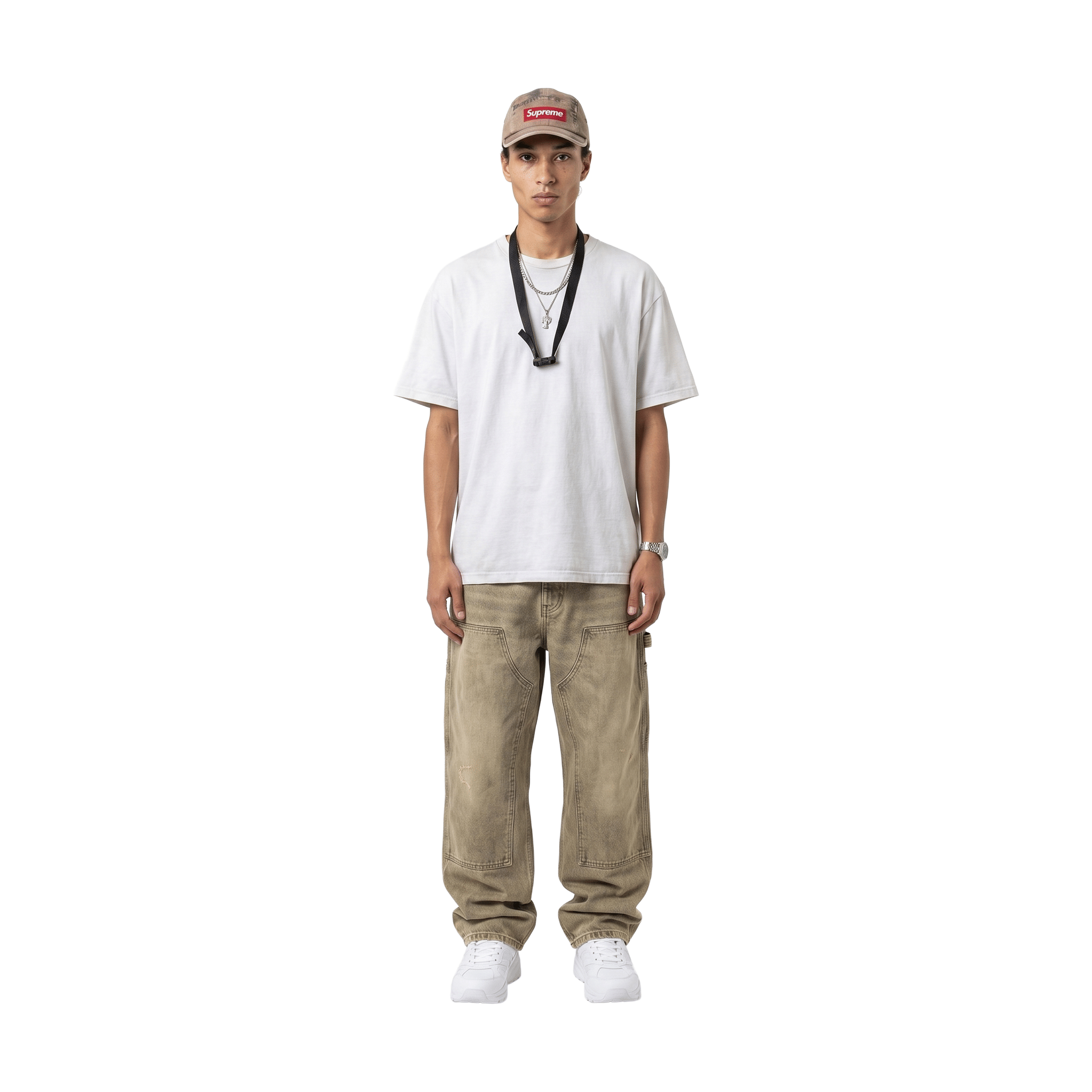 Supreme Overdysed Camp Cap Tan (SS26)