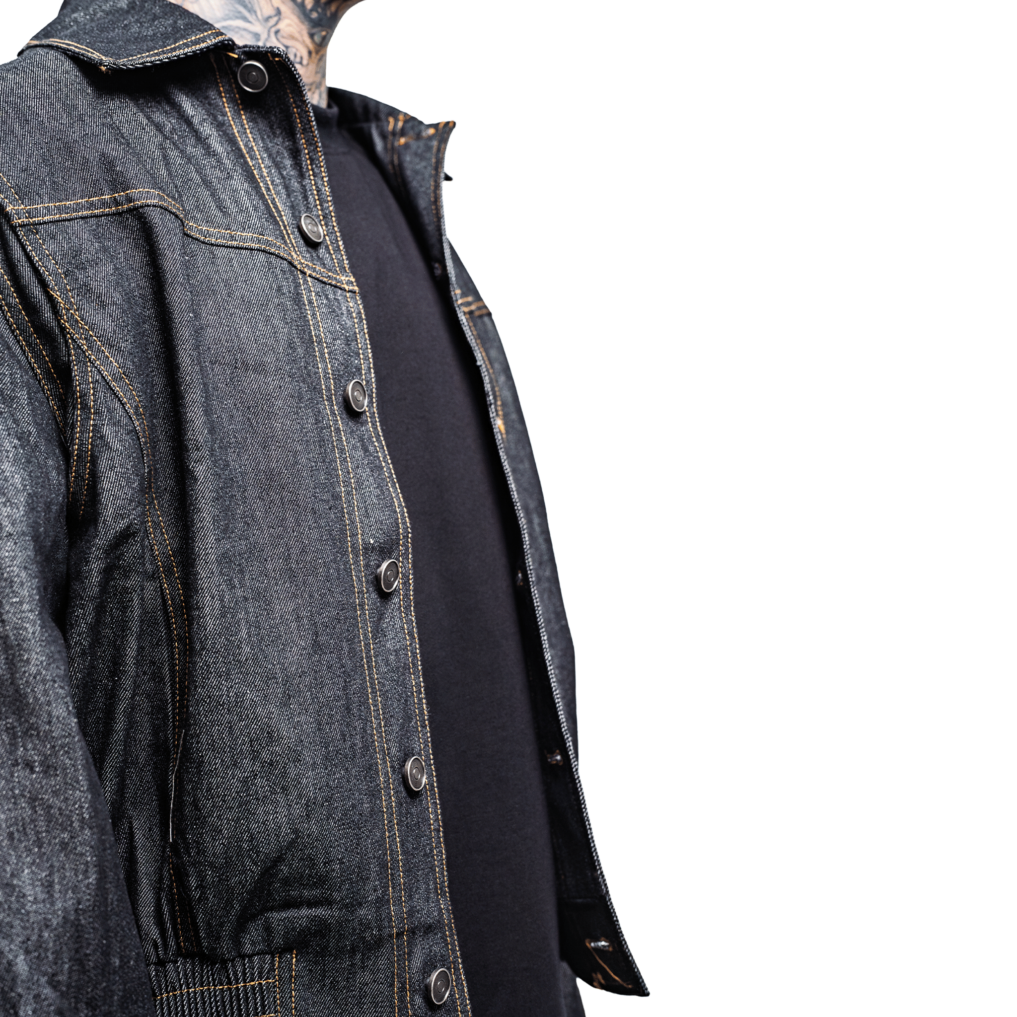 RAW21 RAW/21 Forge Denim Jacket Raw Black (SS26)