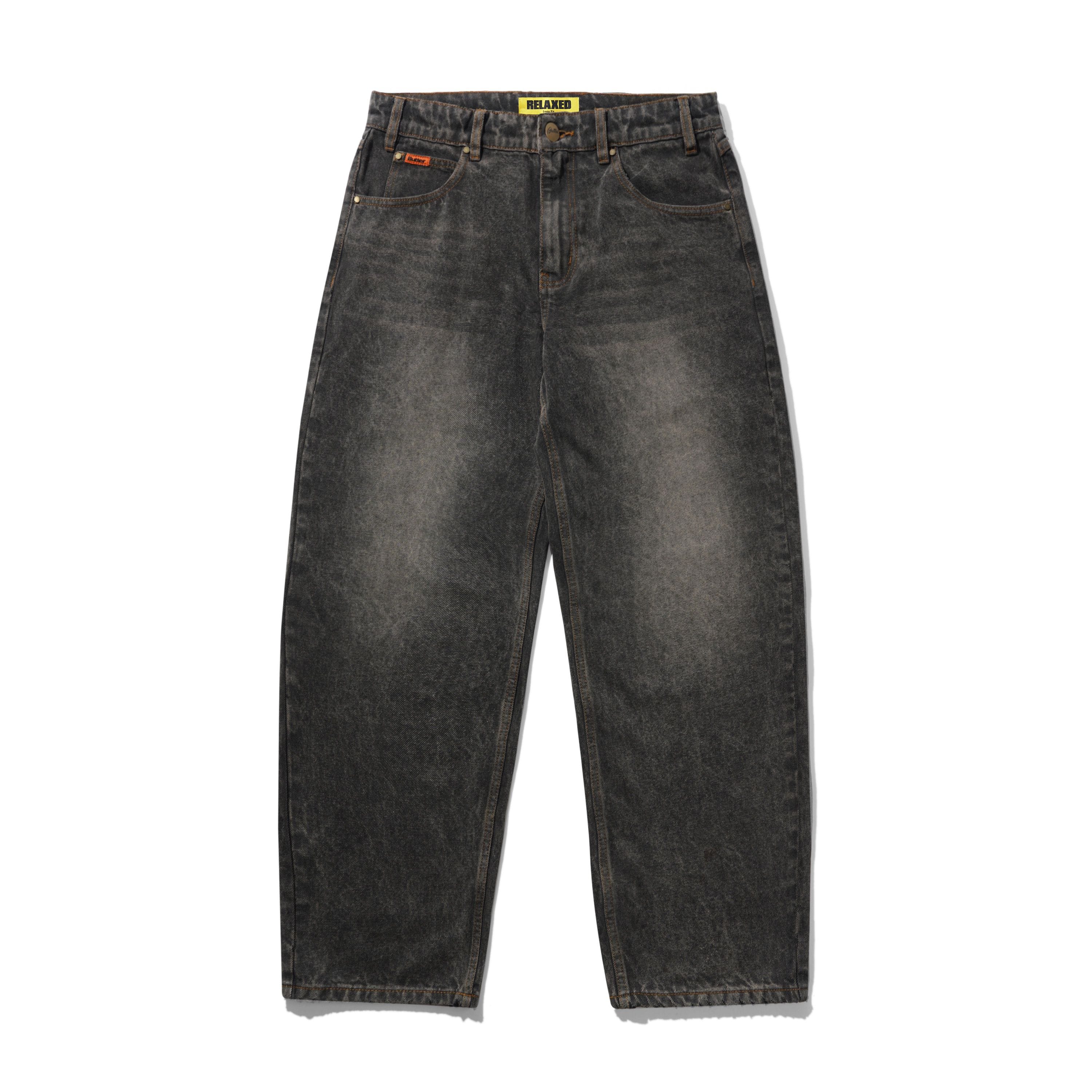 Butter Goods Relaxed Denim Jeans Faded Charcoal