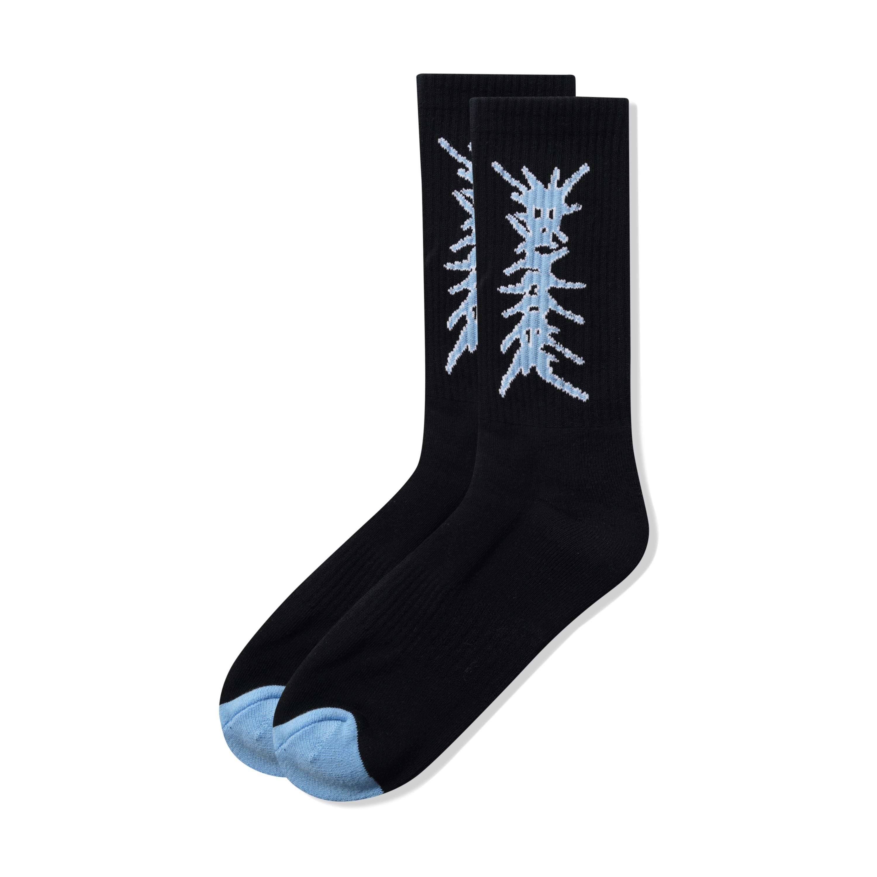 Butter Goods Nail Logo Socks Black
