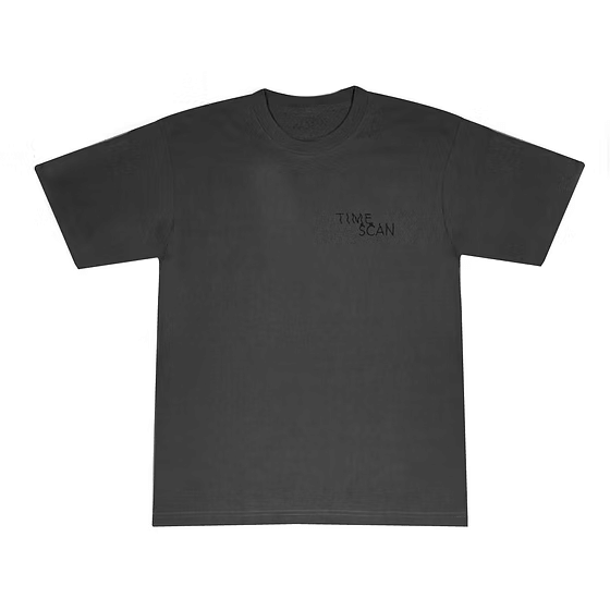 Timescan Logo T-Shirt Dark Sumi Black
