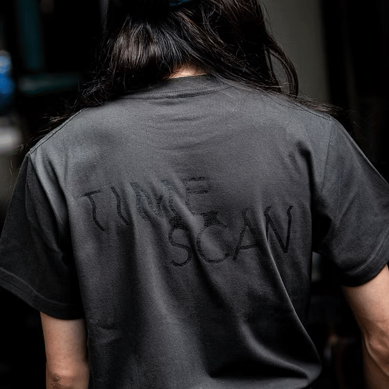Timescan Logo T-Shirt Dark Sumi Black