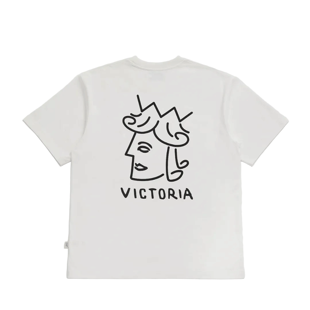 Victoria Queenhead Logo T-Shirt White