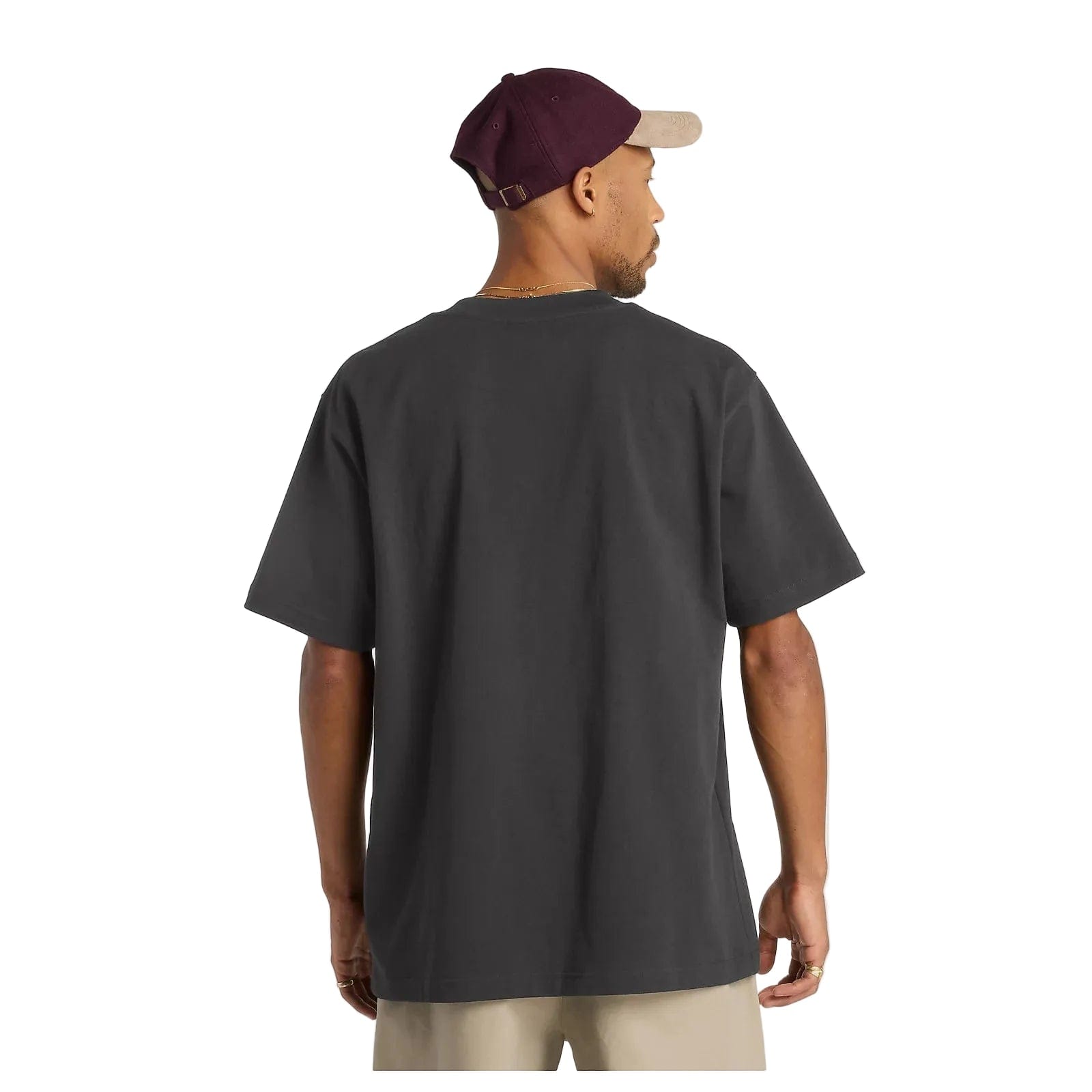 New Balance Numeric Cotton T-Shirt Faded Black