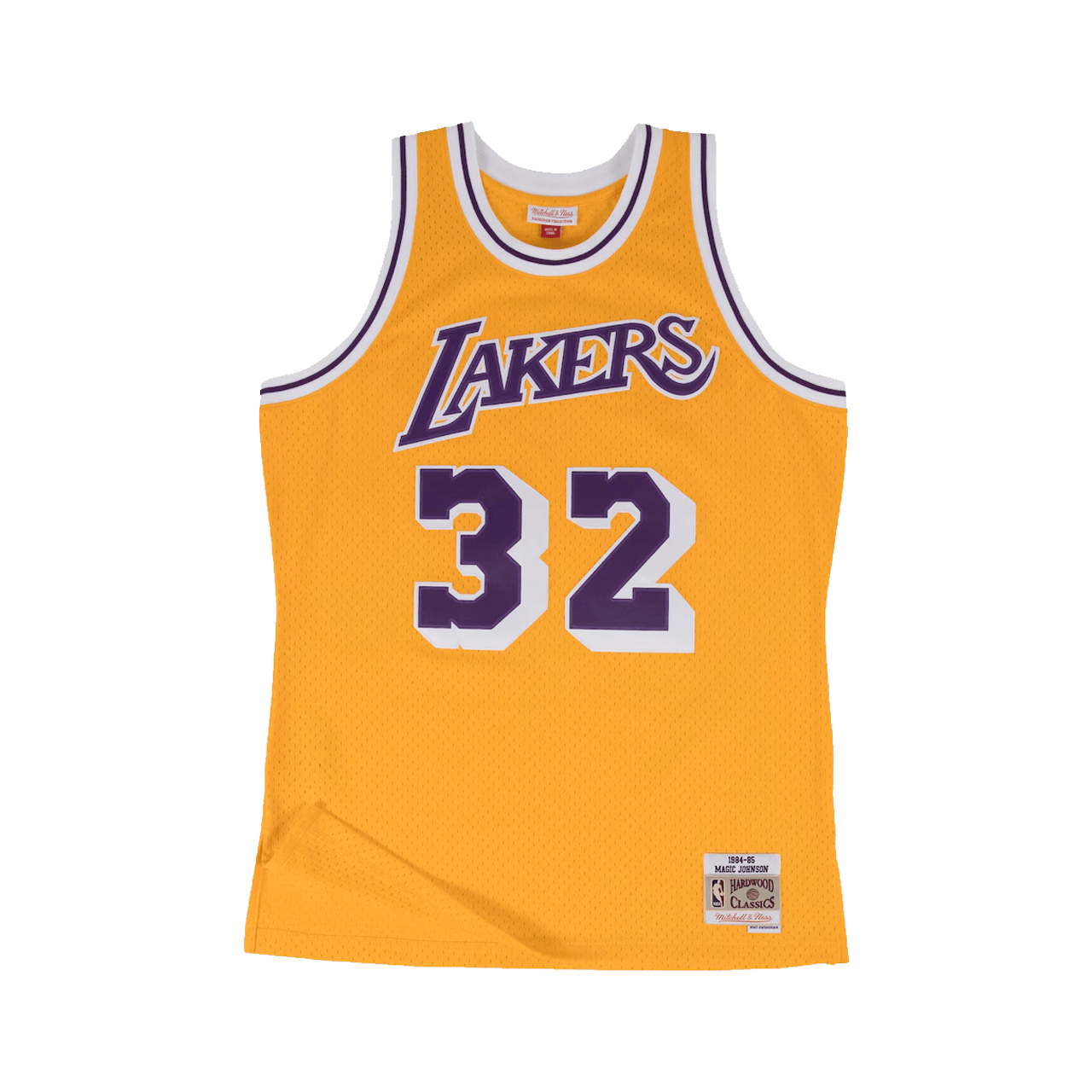 Mitchell & Ness Magic Johnson Los Angeles Lakers 1984-85 Home Swingman Jersey
