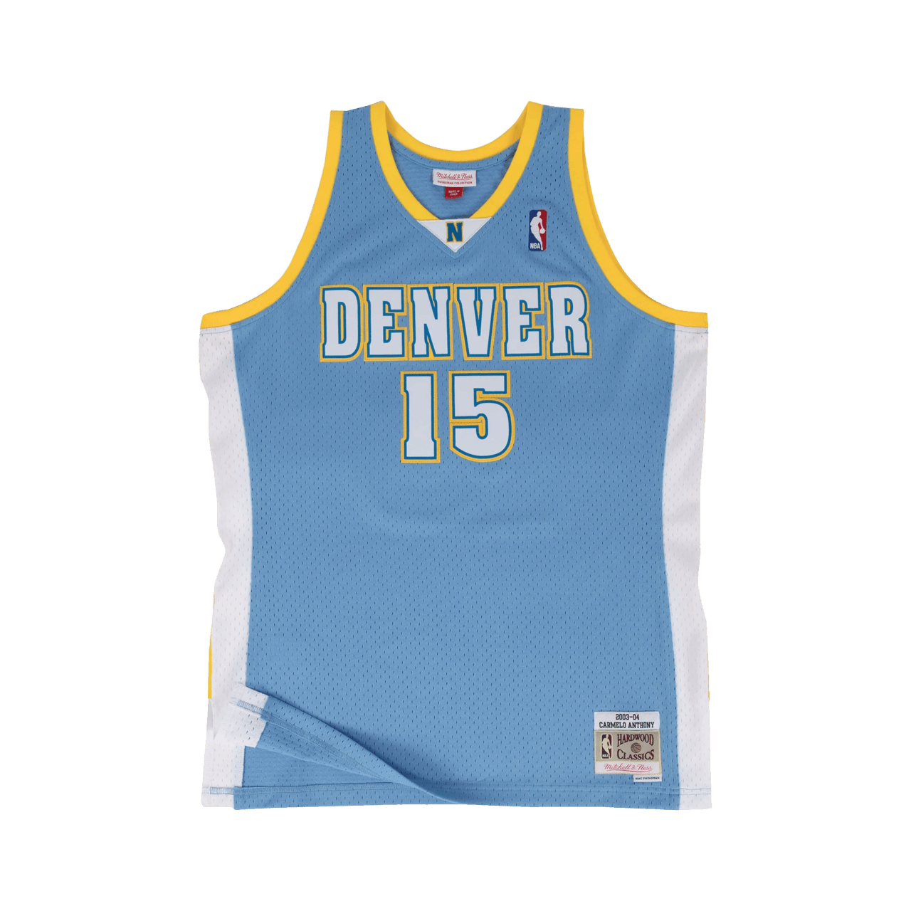 Mitchell & Ness Carmelo Anthony Denver Nuggets 2003-04 Road Swingman Jersey