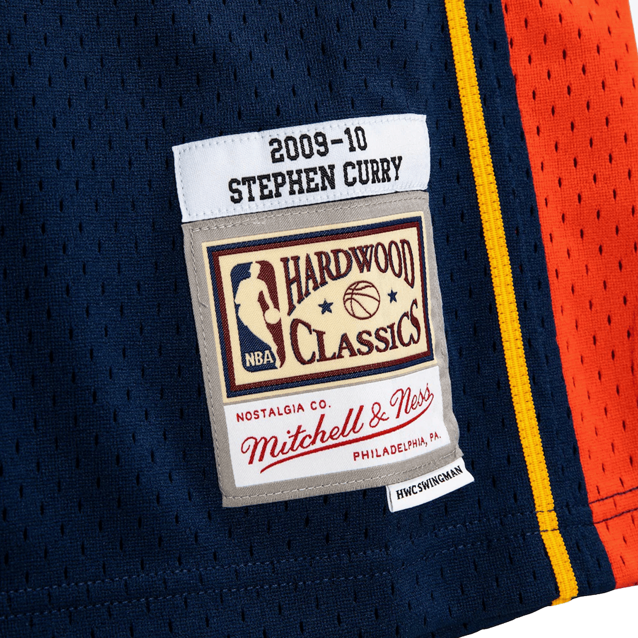 Mitchell & Ness Stephen Curry Golden State Warriors 2009-10 Road Swingman Jersey