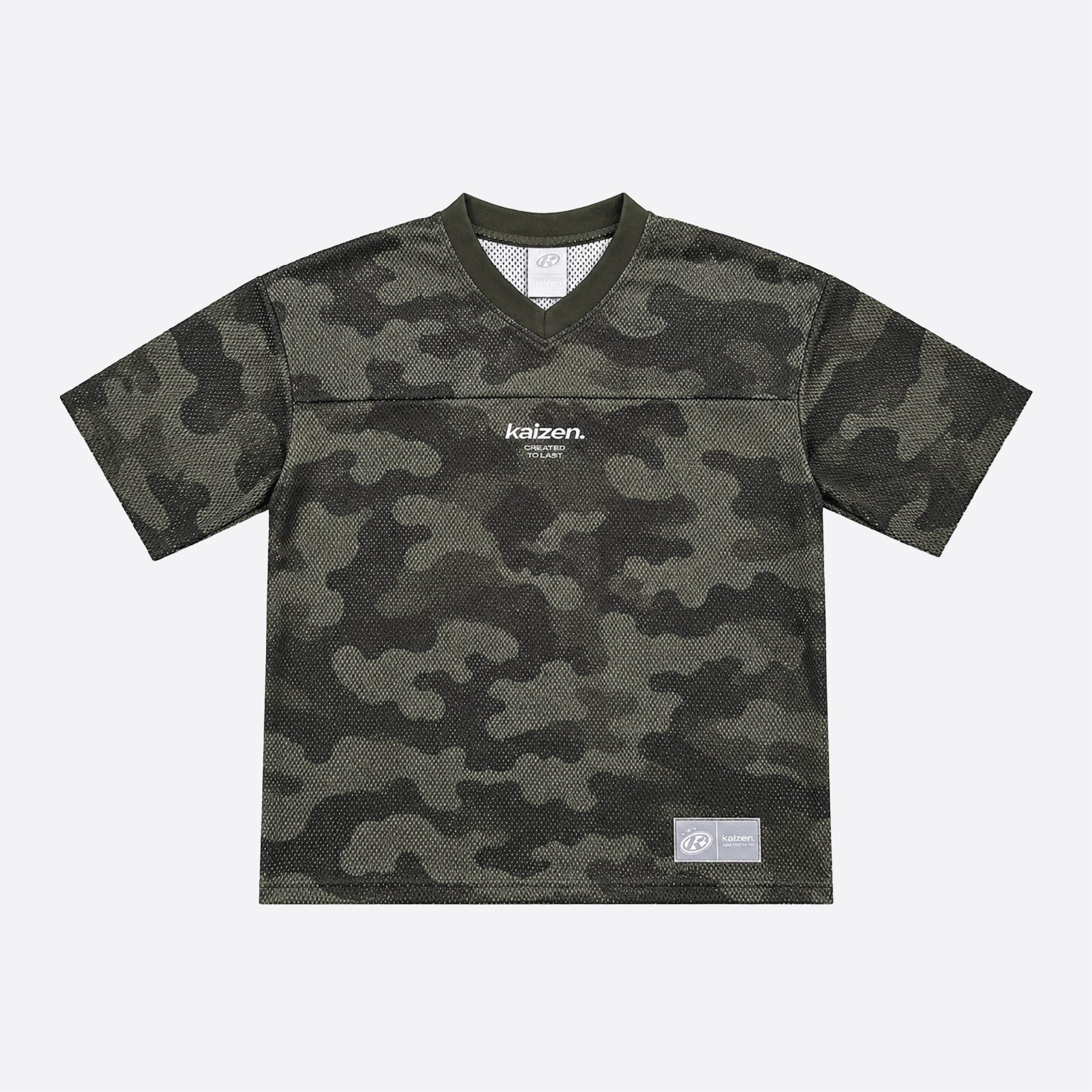 KAIZEN MARKET CAMO MESH JERSEY