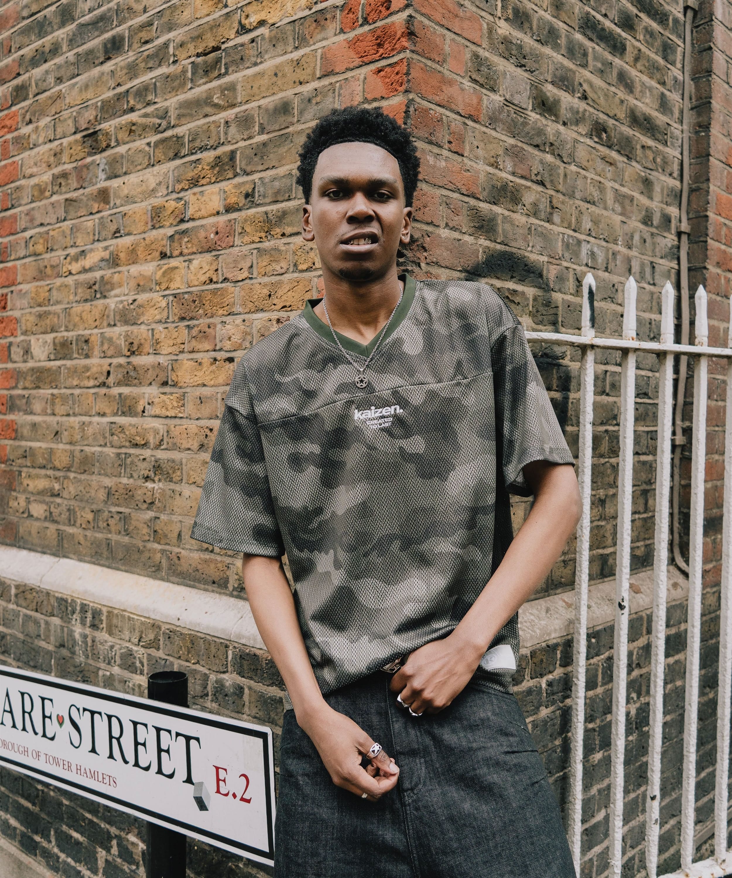 KAIZEN MARKET CAMO MESH JERSEY