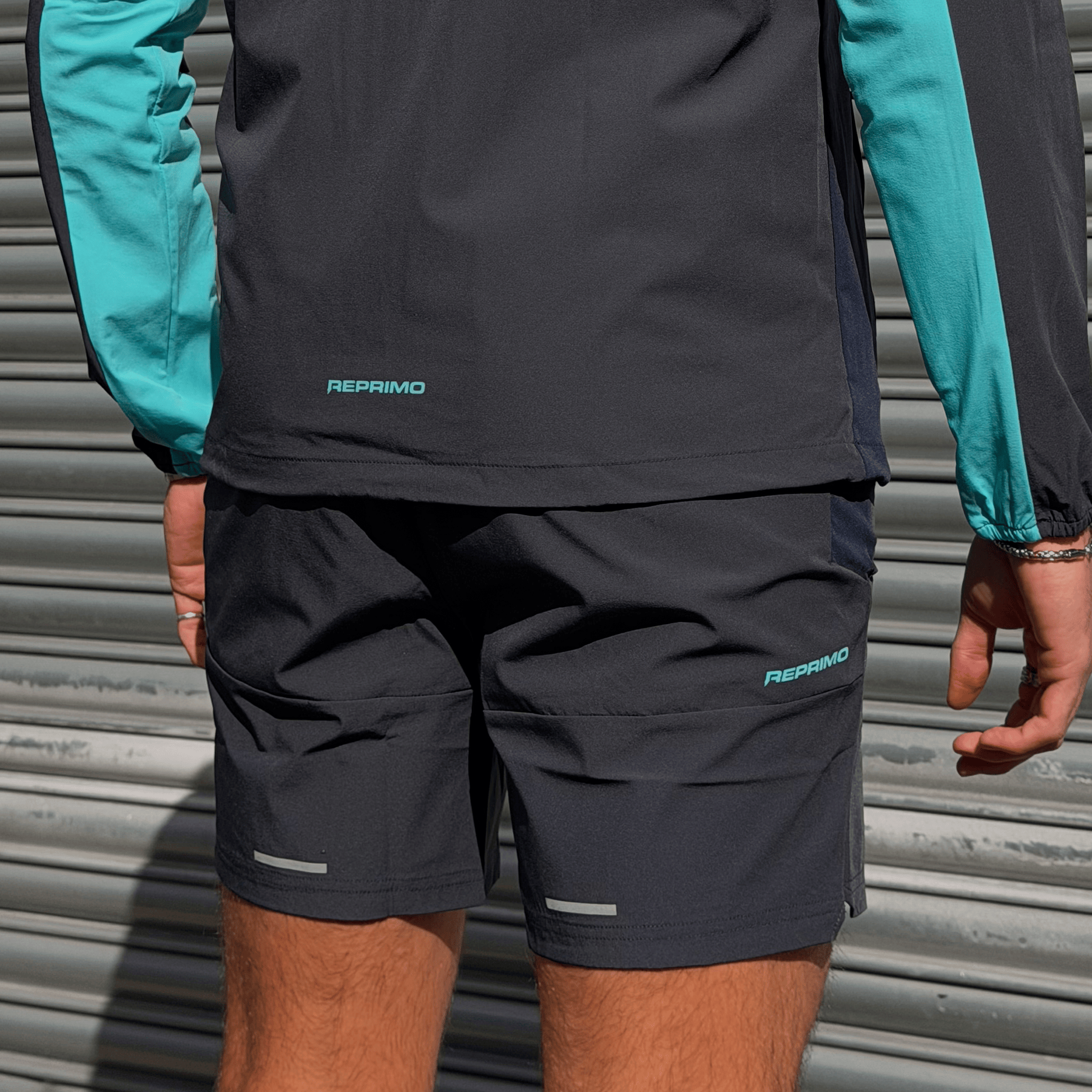 Reprimo Vortex Shorts 'Blue Steel Cyan'