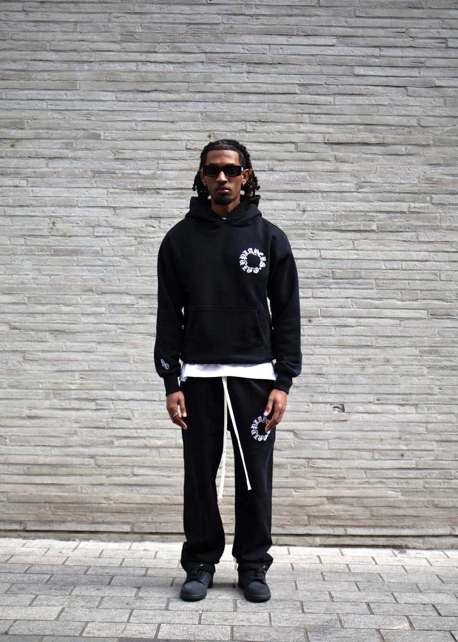 PLAYERS ONLY BLACK EMBROIDERED HOODIE