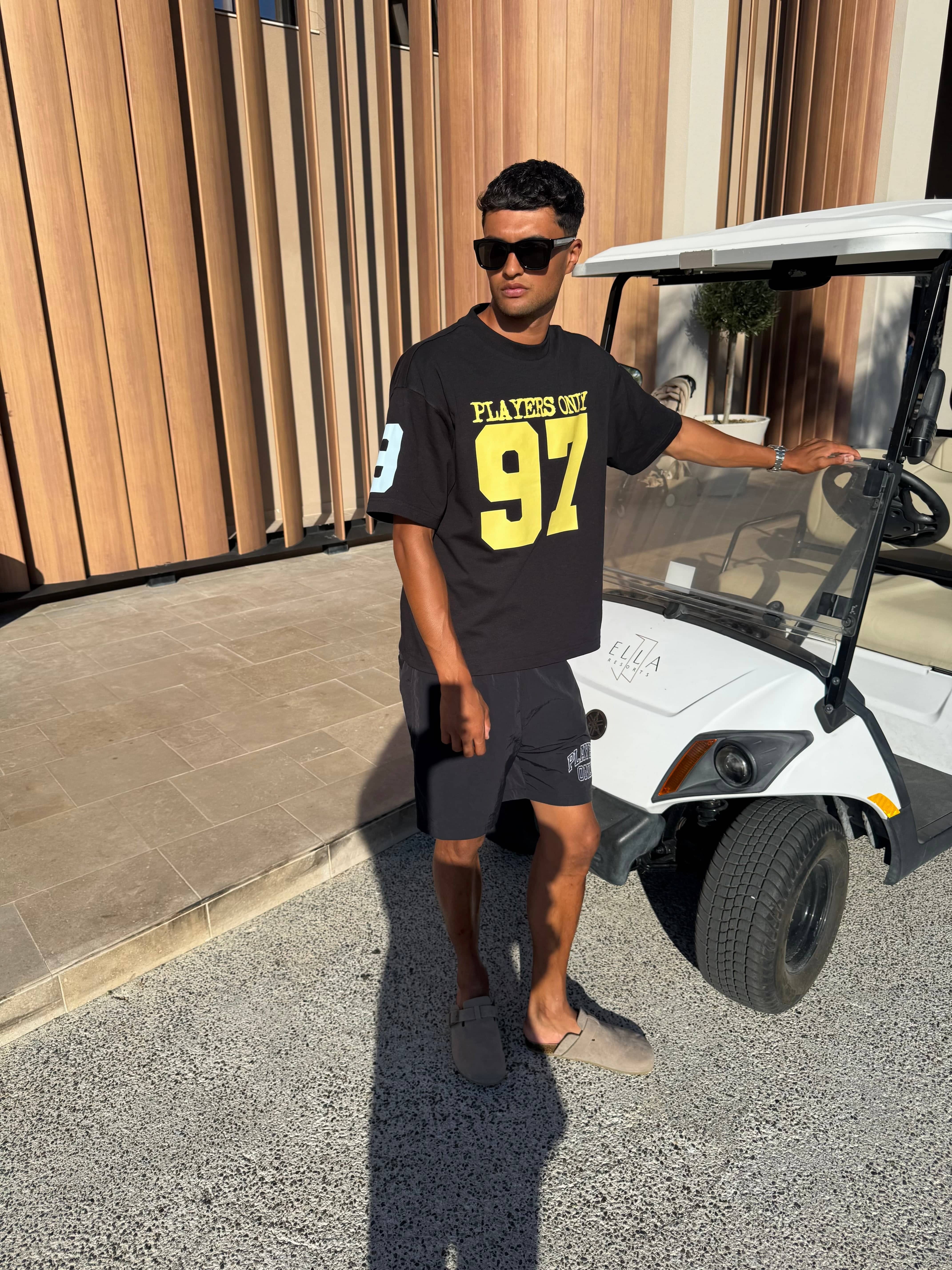 PLAYERS ONLY BLACK JERSEY TEE