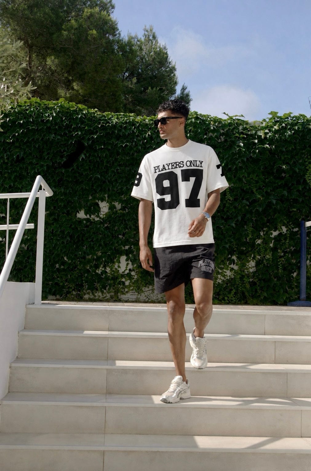 PLAYERS ONLY ECRU JERSEY TEE