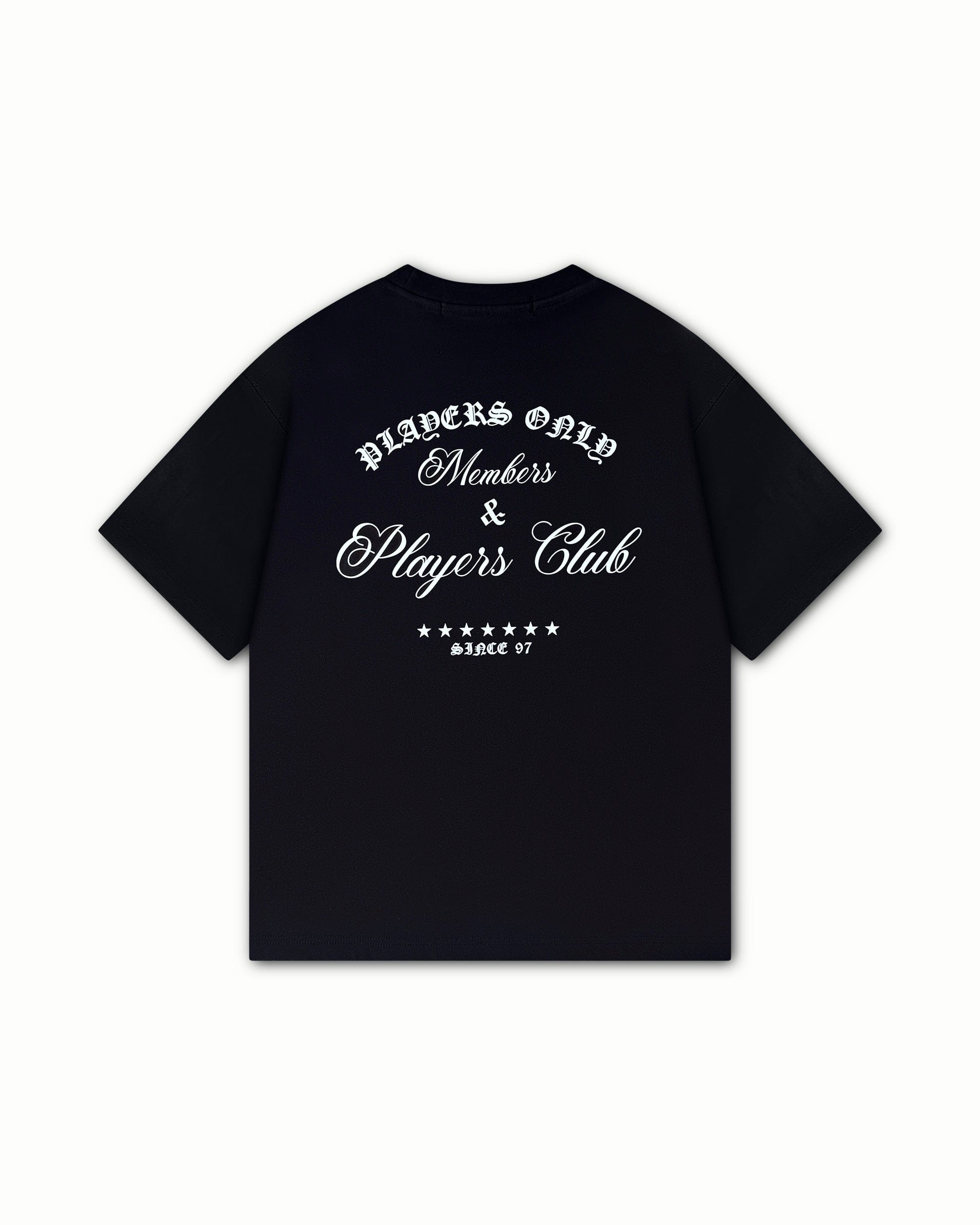 PLAYERS ONLY BLACK EMBROIDERED TEE