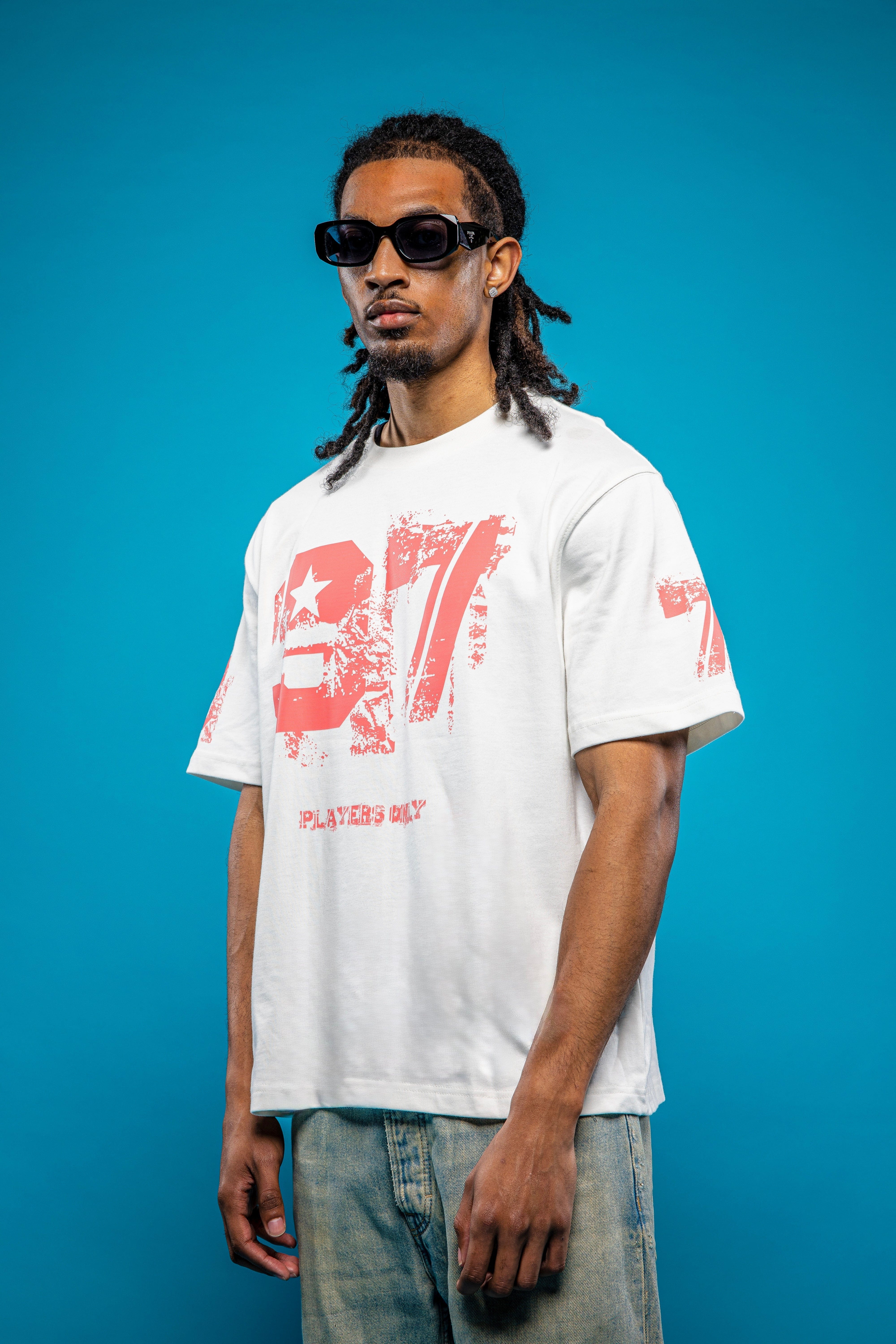 PLAYERS ONLY DISTRESSED 97 JERSEY TEE