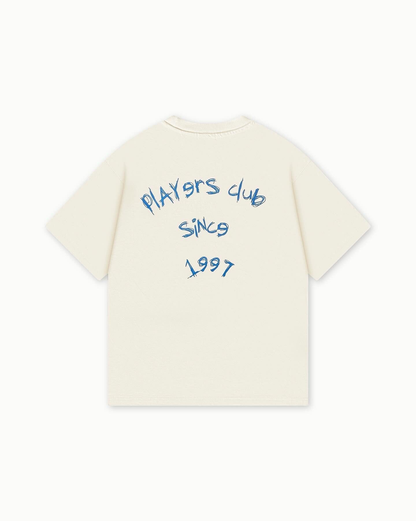 PLAYERS ONLY ECRU PLAYERS CLUB TEE