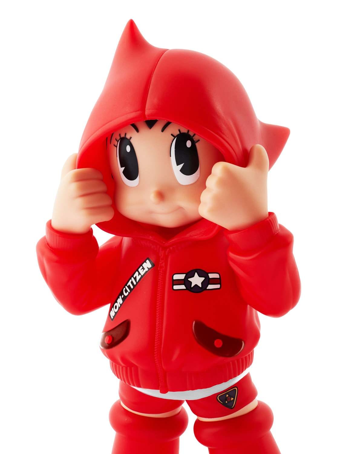ToyQube Astro Boy Hoodie - Smiley Toyqube Astro Boy Hoodie Figure (Red)