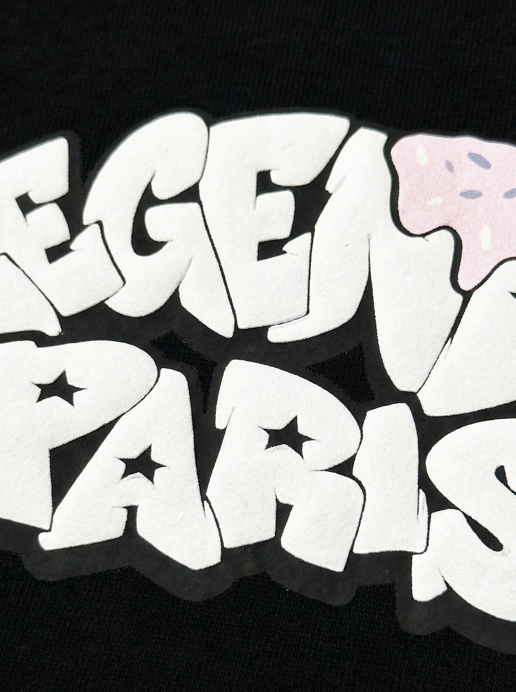 Legende Paris GAME IS RIGGED T-SHIRT - BLACK