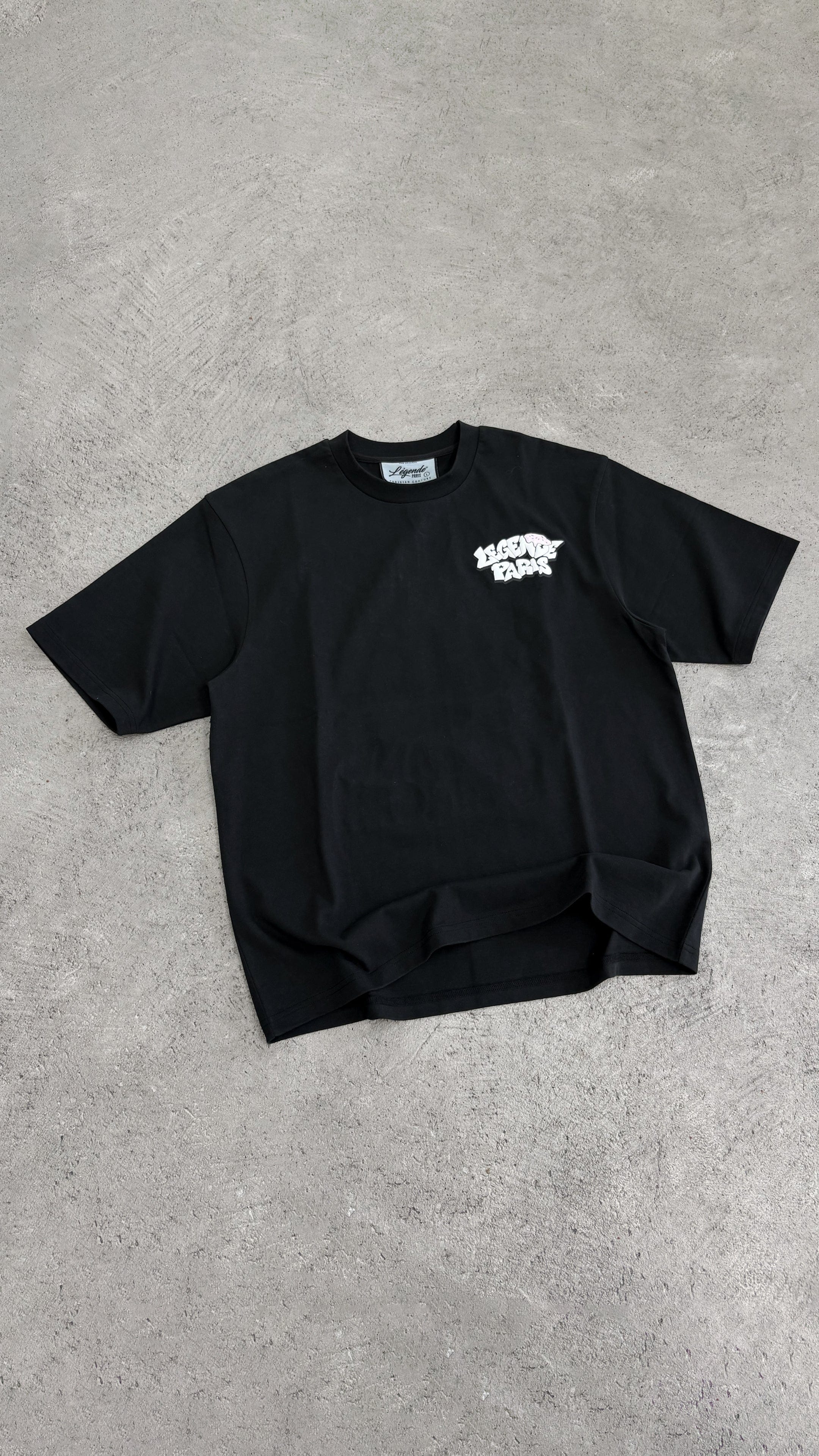 Legende Paris GAME IS RIGGED T-SHIRT - BLACK