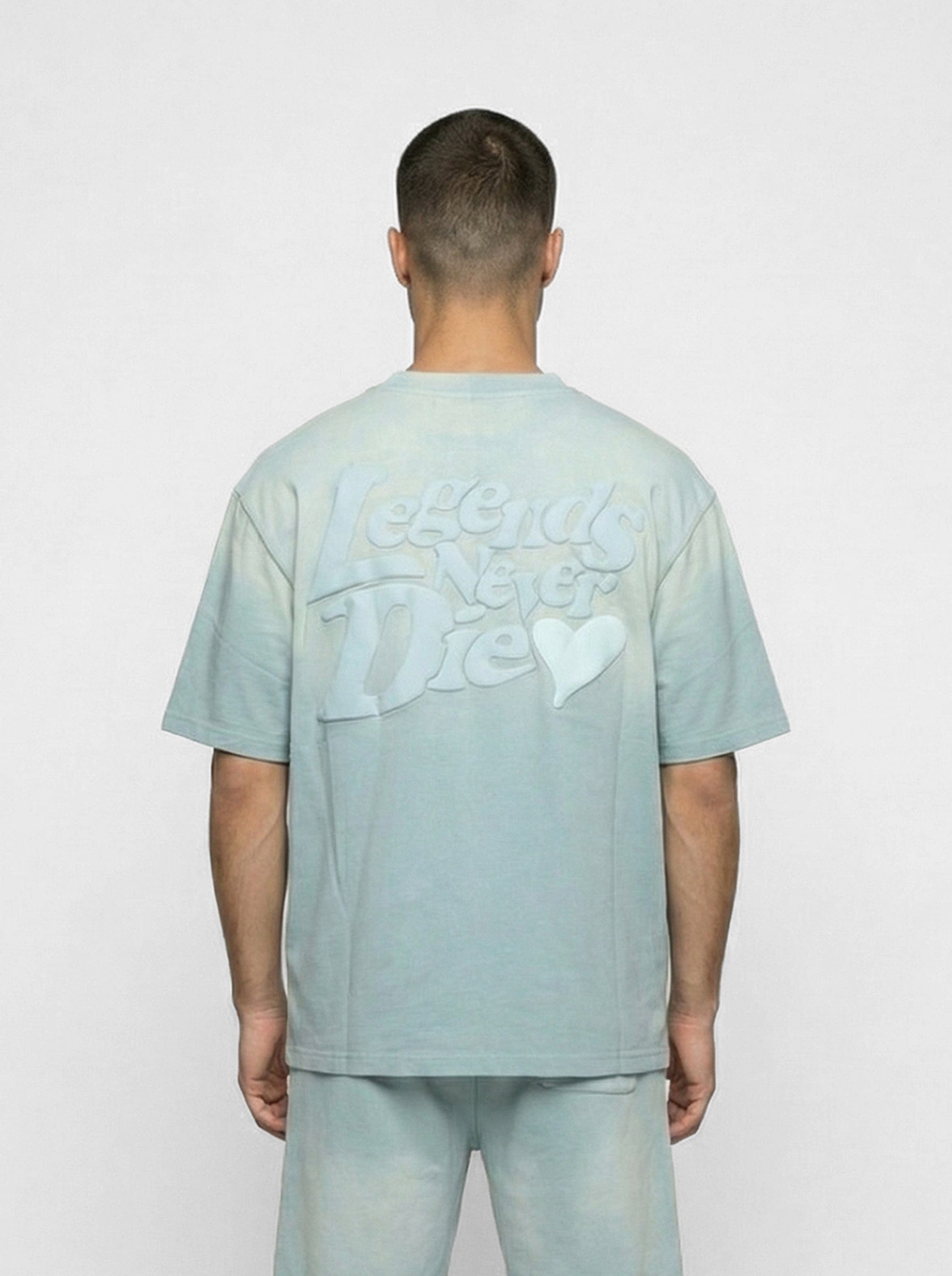 Legende Paris LND GRADIENT T-SHIRT - ICY BLUE