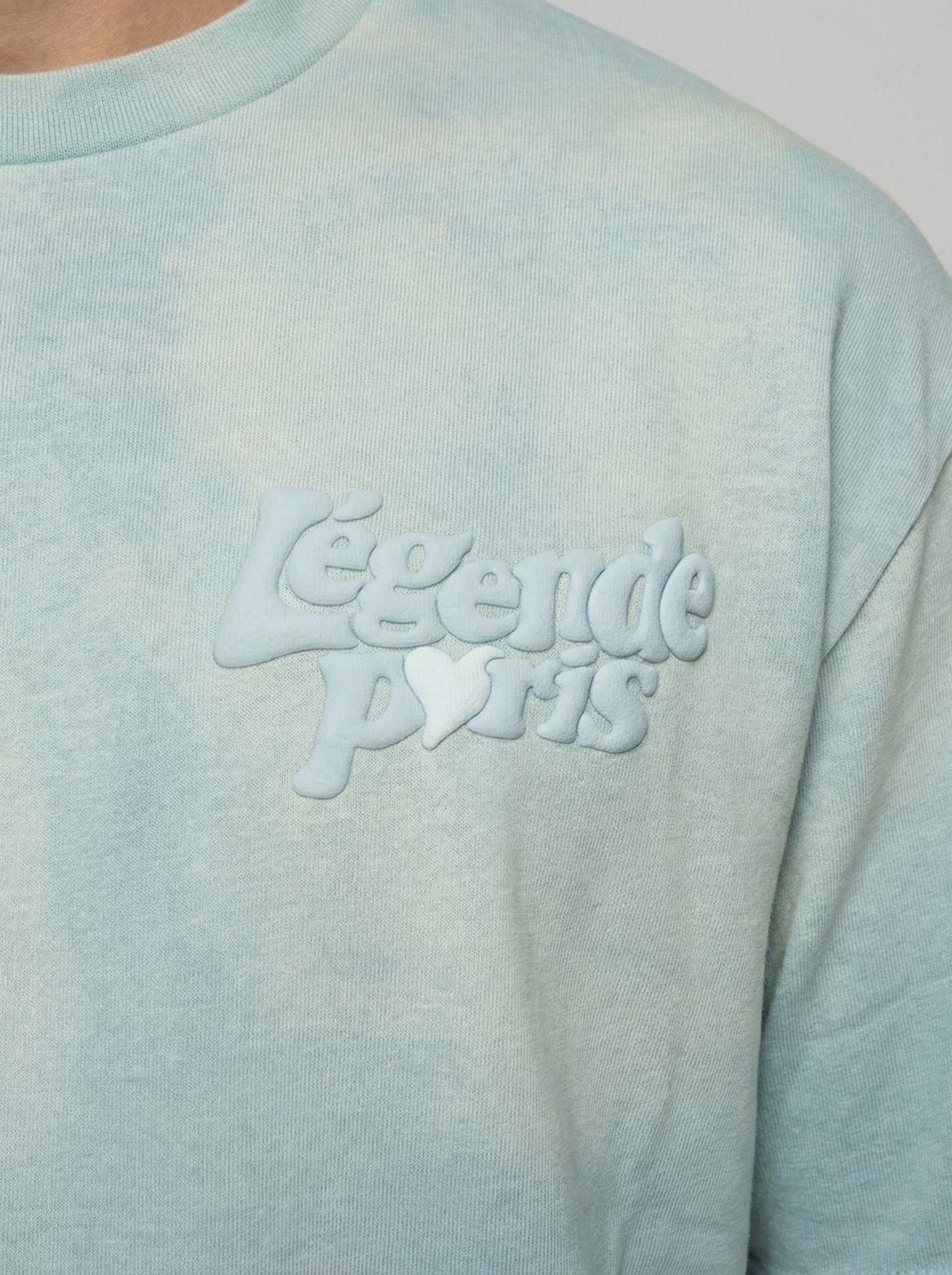 Legende Paris LND GRADIENT T-SHIRT - ICY BLUE