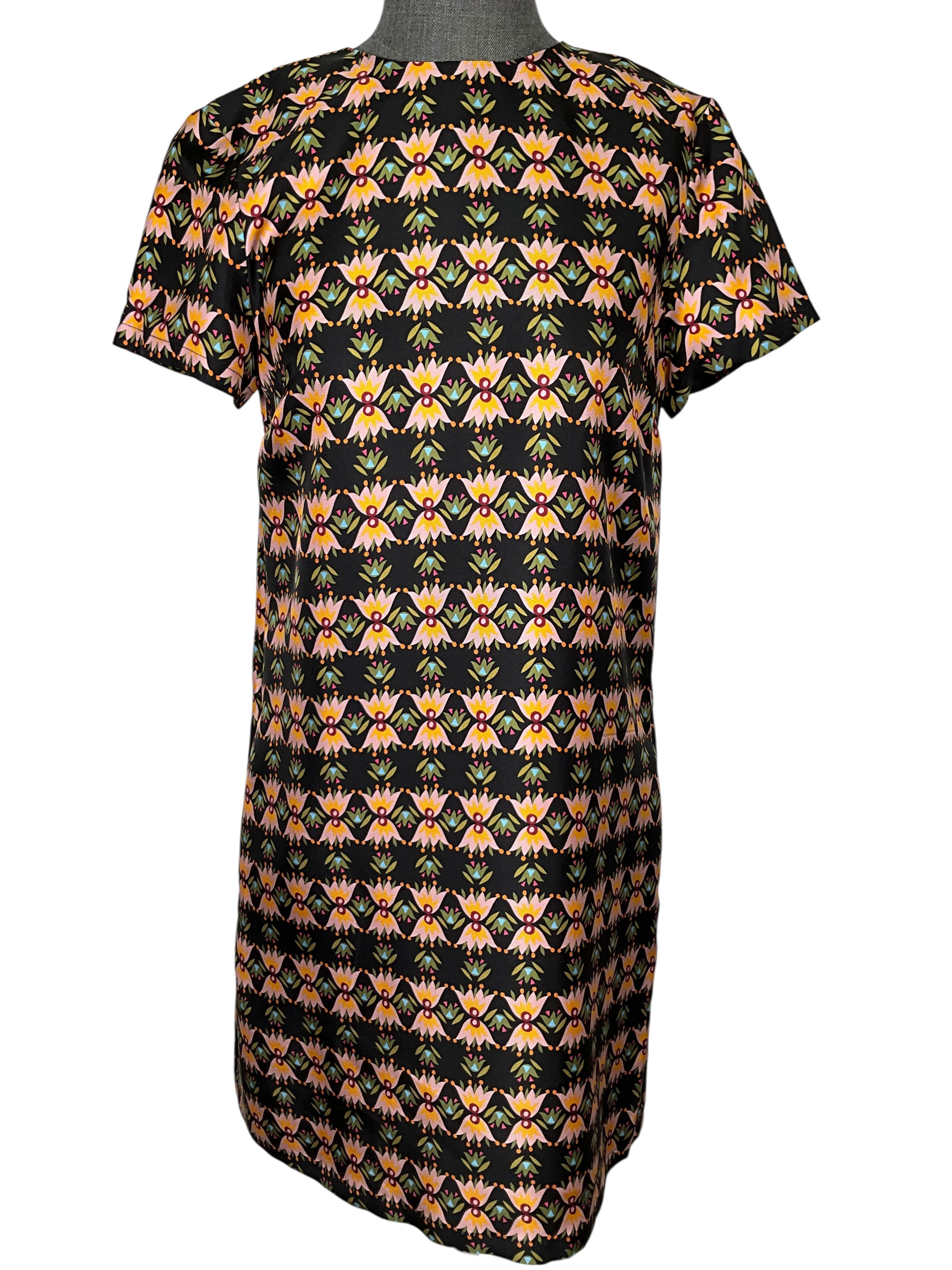 La Doublej Floral Printed Mini Swing Dress Size XS