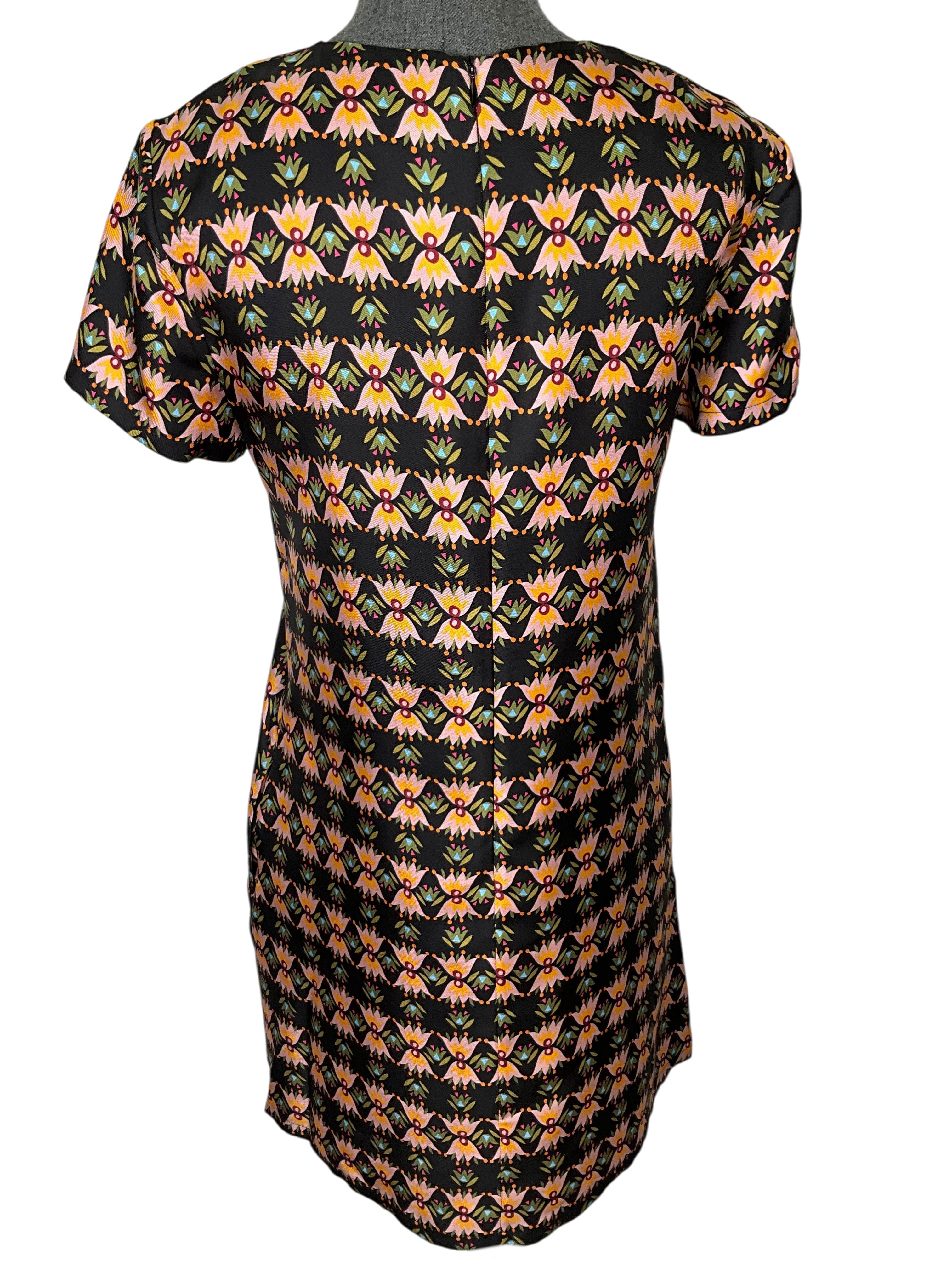 La Doublej Floral Printed Mini Swing Dress Size XS