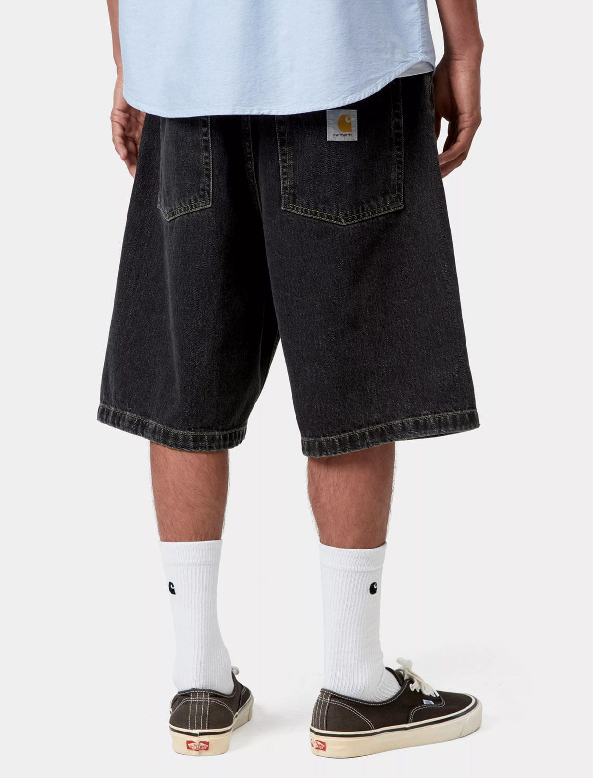 Carhartt WIP Brandon Shorts Black Stone Washed