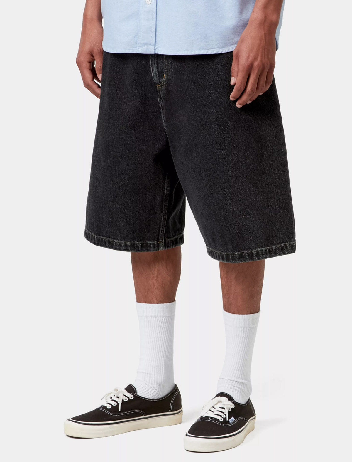 Carhartt WIP Brandon Shorts Black Stone Washed