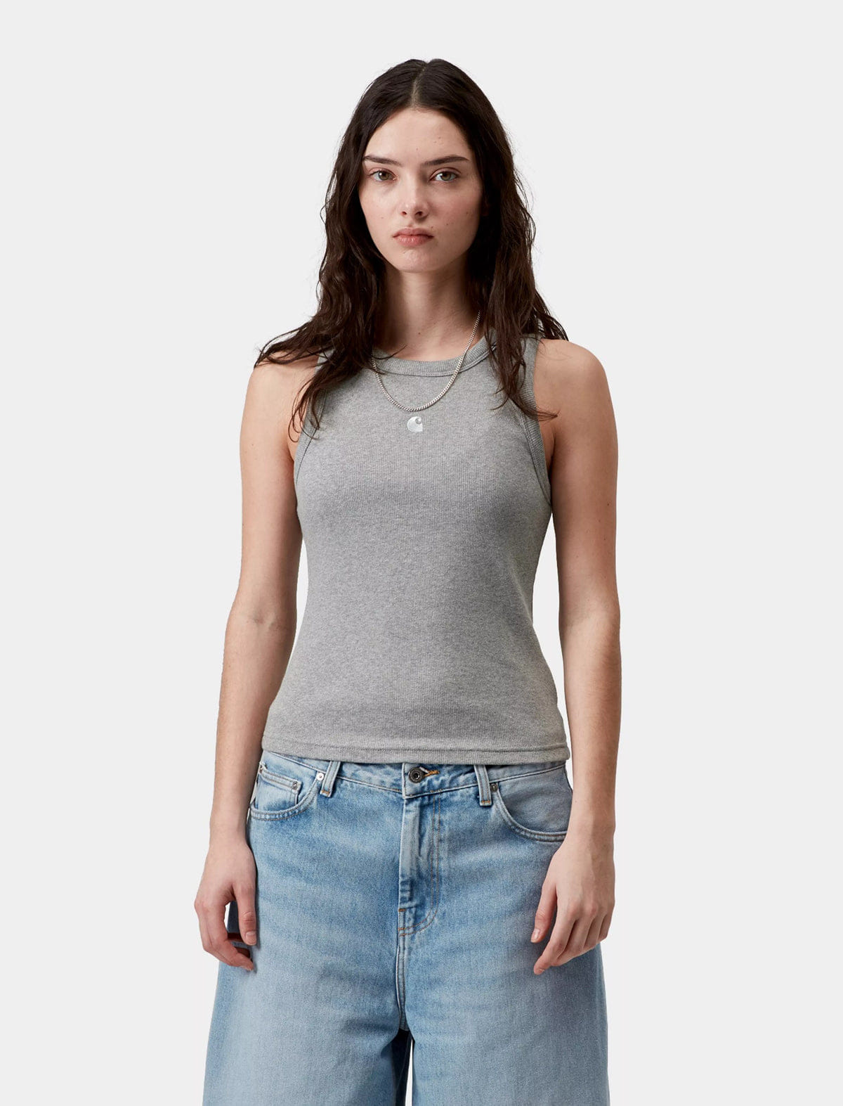 Carhartt WIP Women's Philips A-Shirt Grey Heather