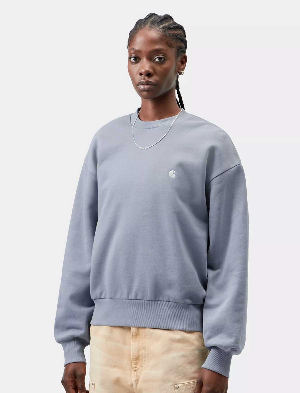 Carhartt WIP Women's Casey Sweater – Shady Blue
