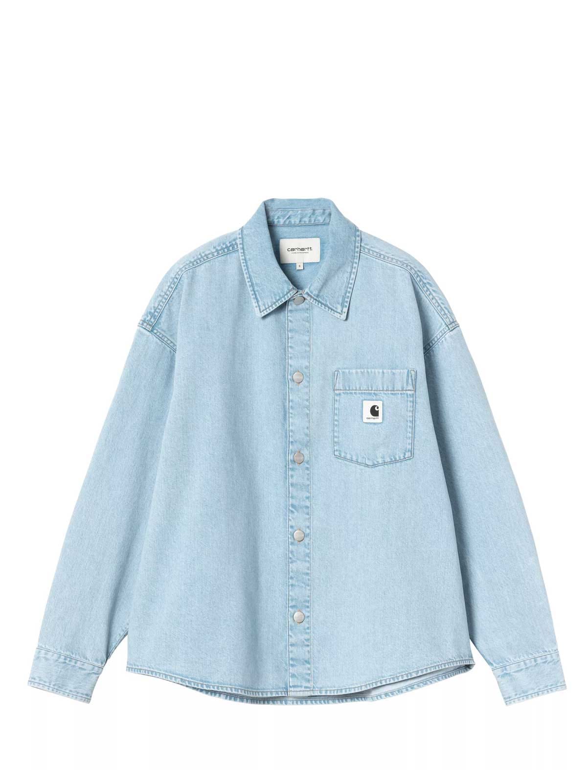 Carhartt WIP Women's Alta Shirt Jacket Blue Stone Bleached