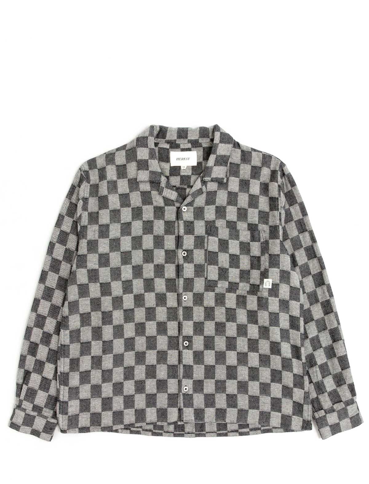 Heresy Trellis Revere Shirt Black Check