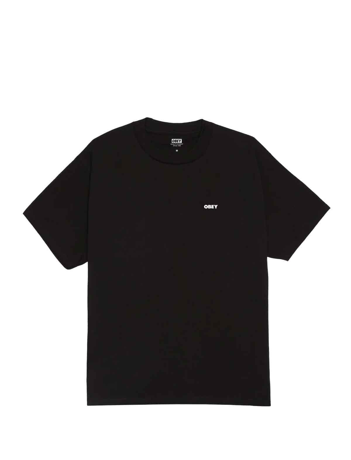 Obey Peep Hole T-Shirt Black