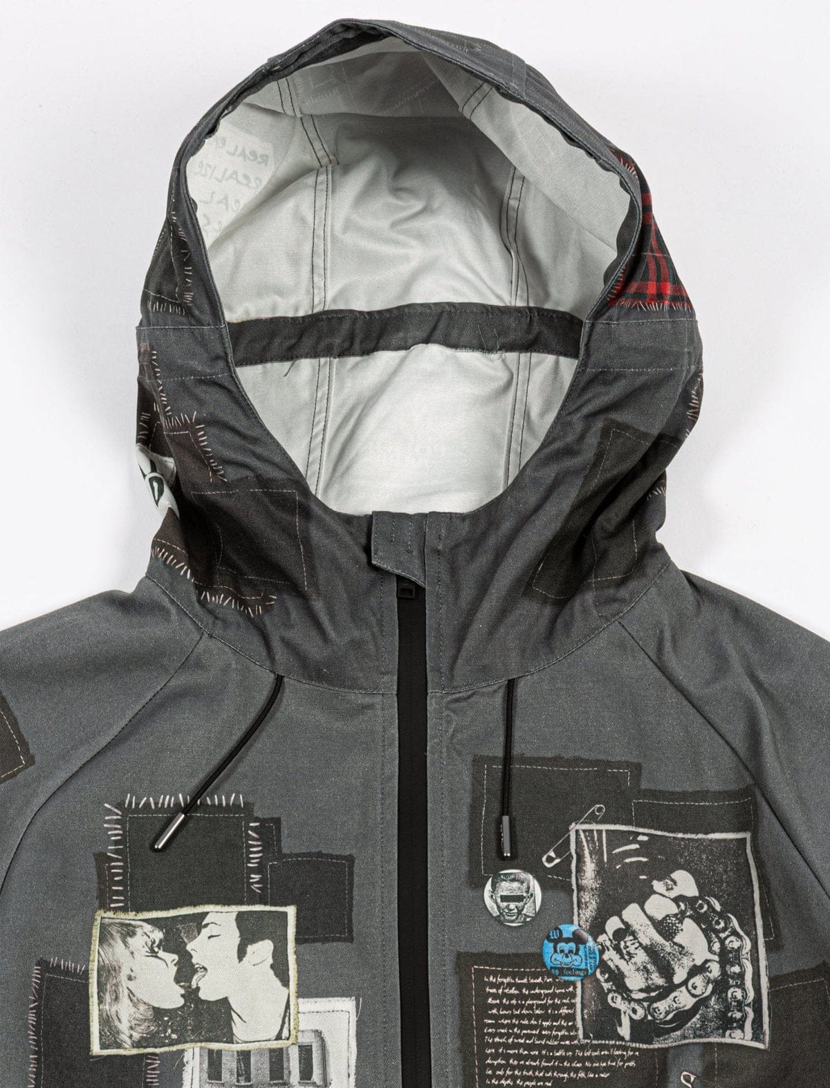 Wasted Paris Taunt Windbreaker Jacket Faded Black