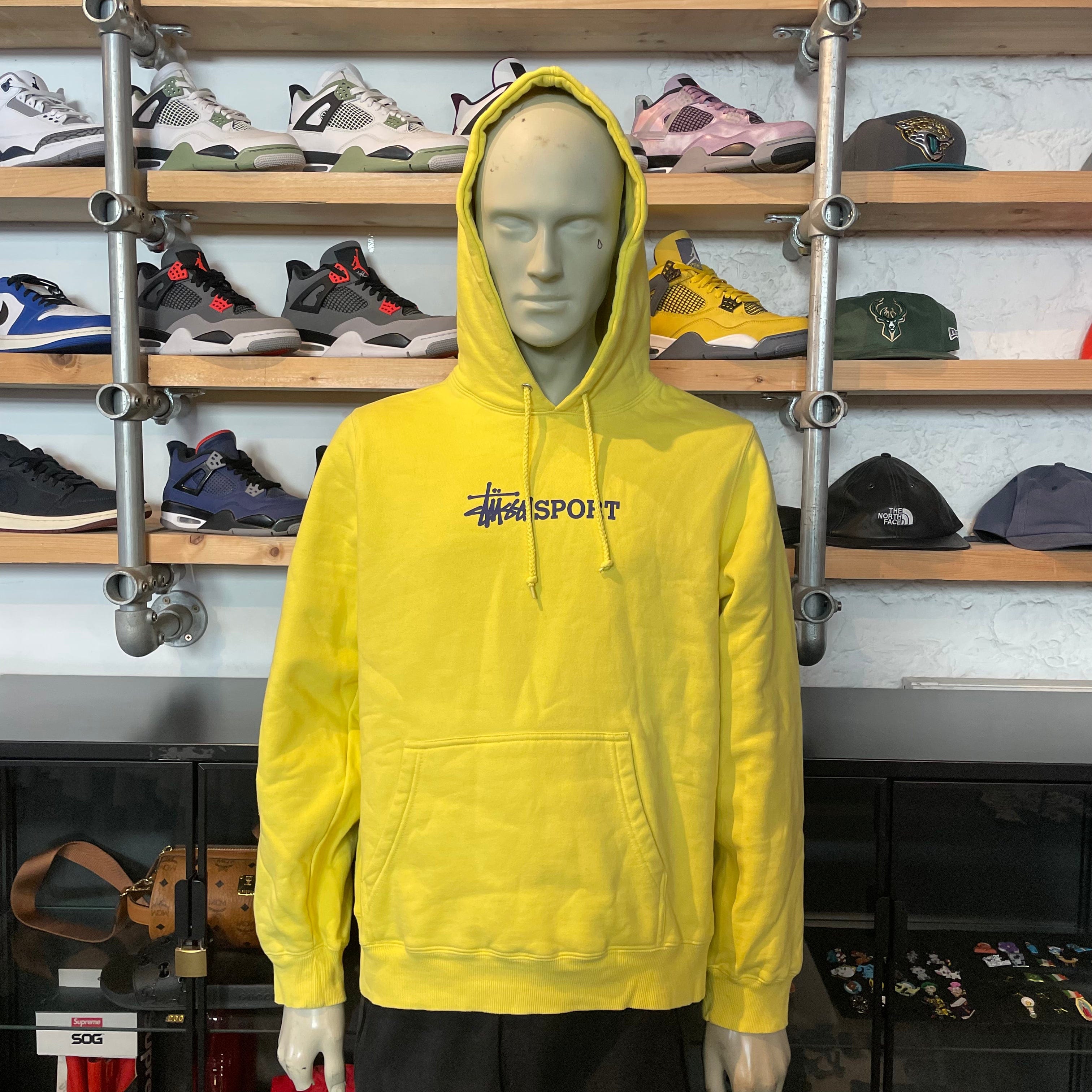 Stussy Sport Hoodie Yellow/Blue