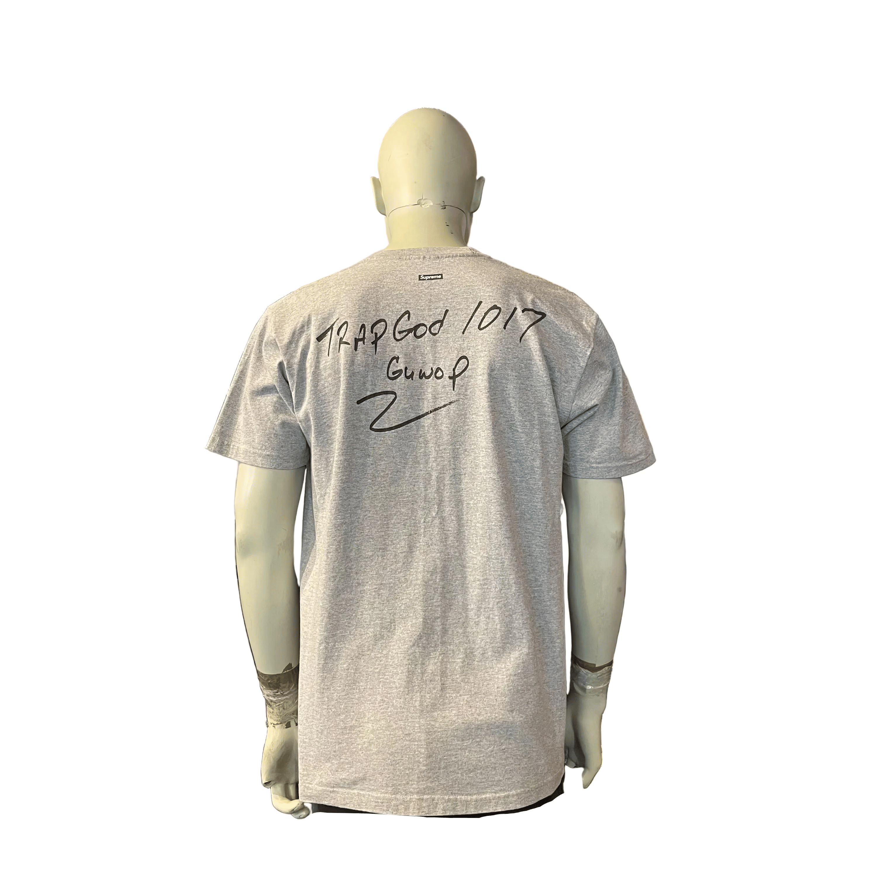 Supreme X Gucci Mane Tee Grey