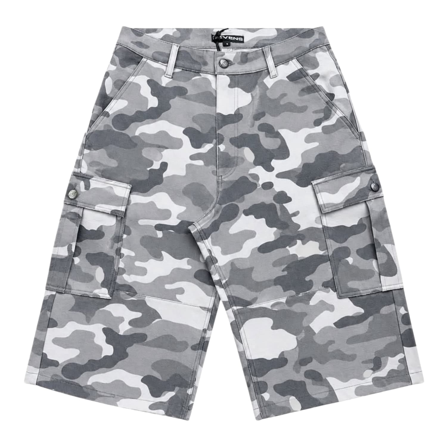 Triple Sevens Leather Snow Camo Shorts