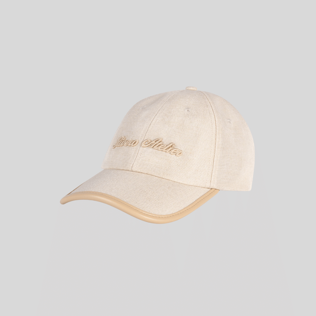 RIVERO SIGNATURE ATELIER LINEN CAP