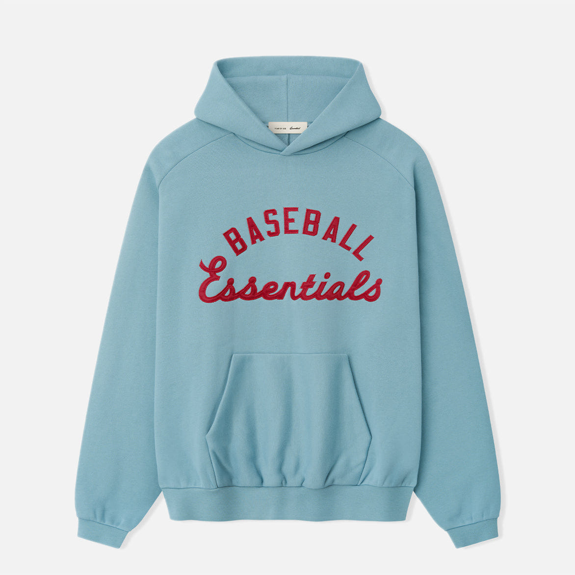 Fear of God Essentials MLB RAGLAN SPORT HOODIE - STONE BLUE