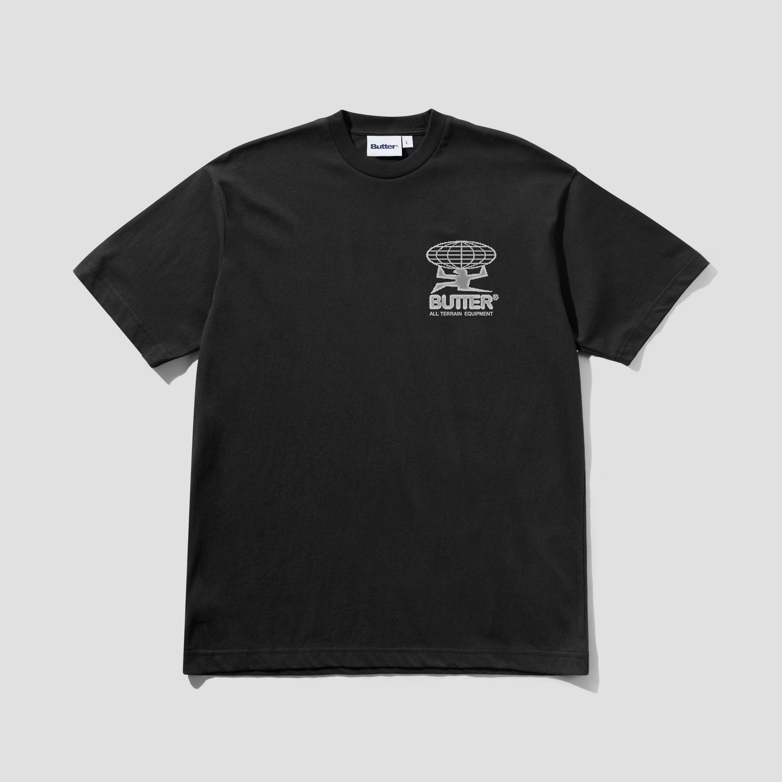 Butter Goods Terrain T-Shirt Washed Black
