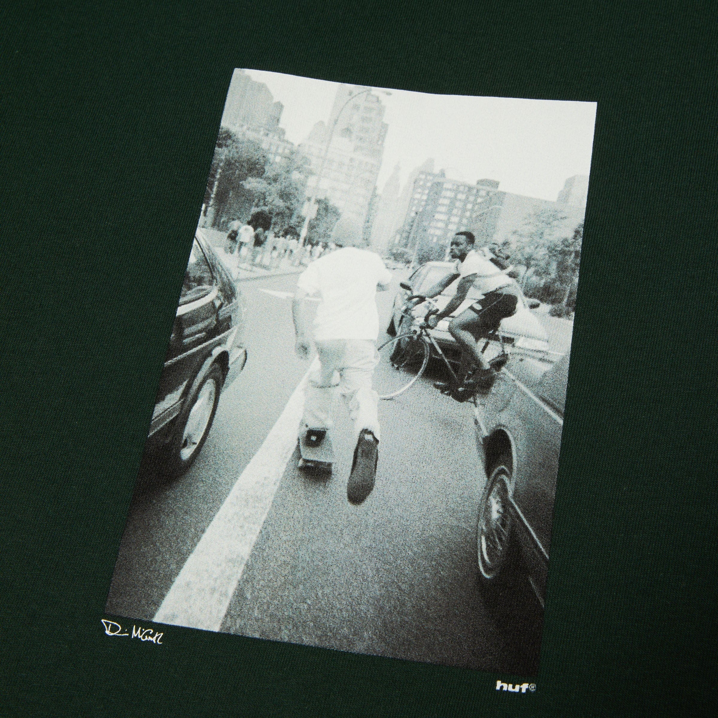 HUF Fight The Traffic T-Shirt Forest Green