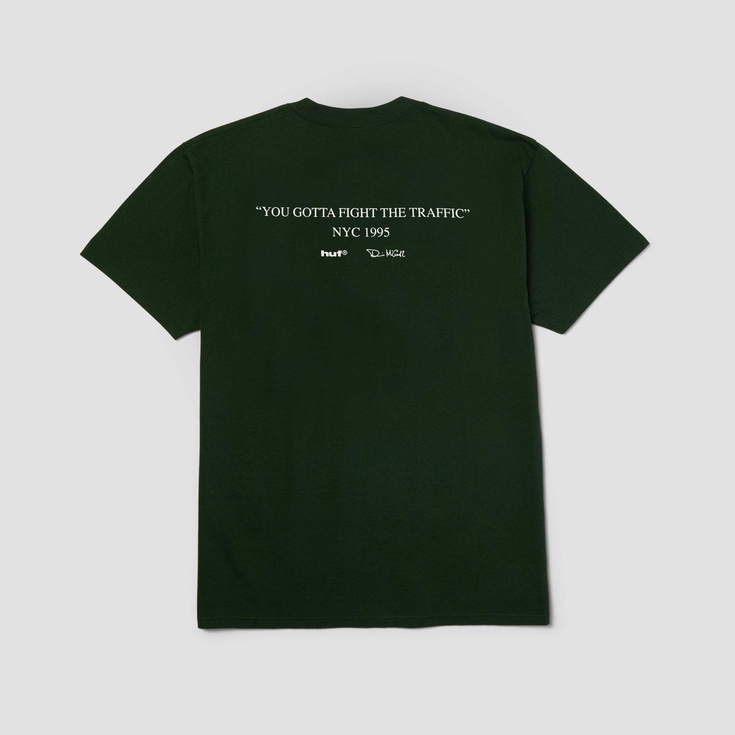 HUF Fight The Traffic T-Shirt Forest Green