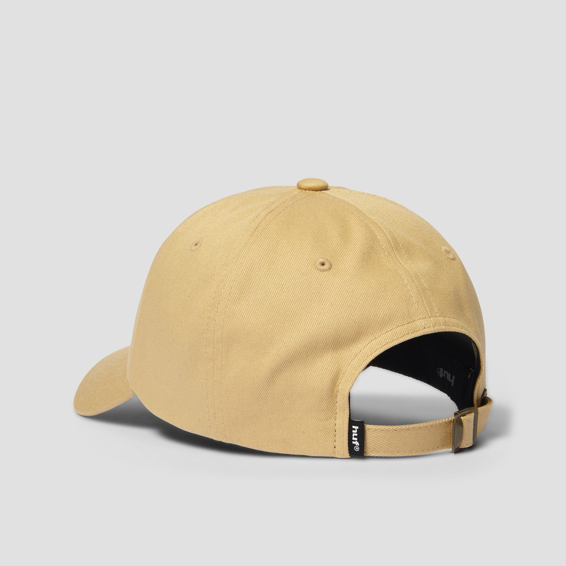 HUF 89 Embroidered 6 Panel CV Hat Khaki / White
